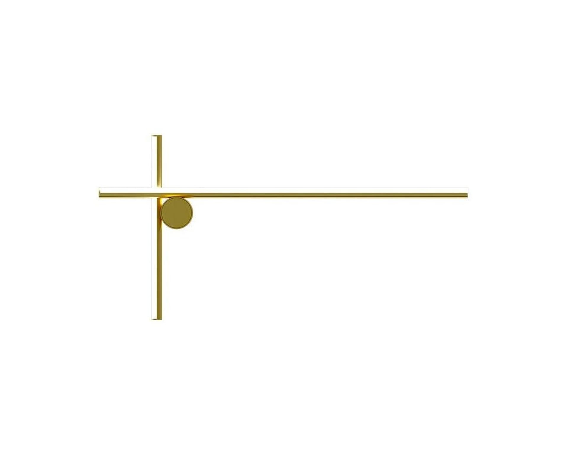 Flos Coordinates W2 vägglampa Anodized Champagne