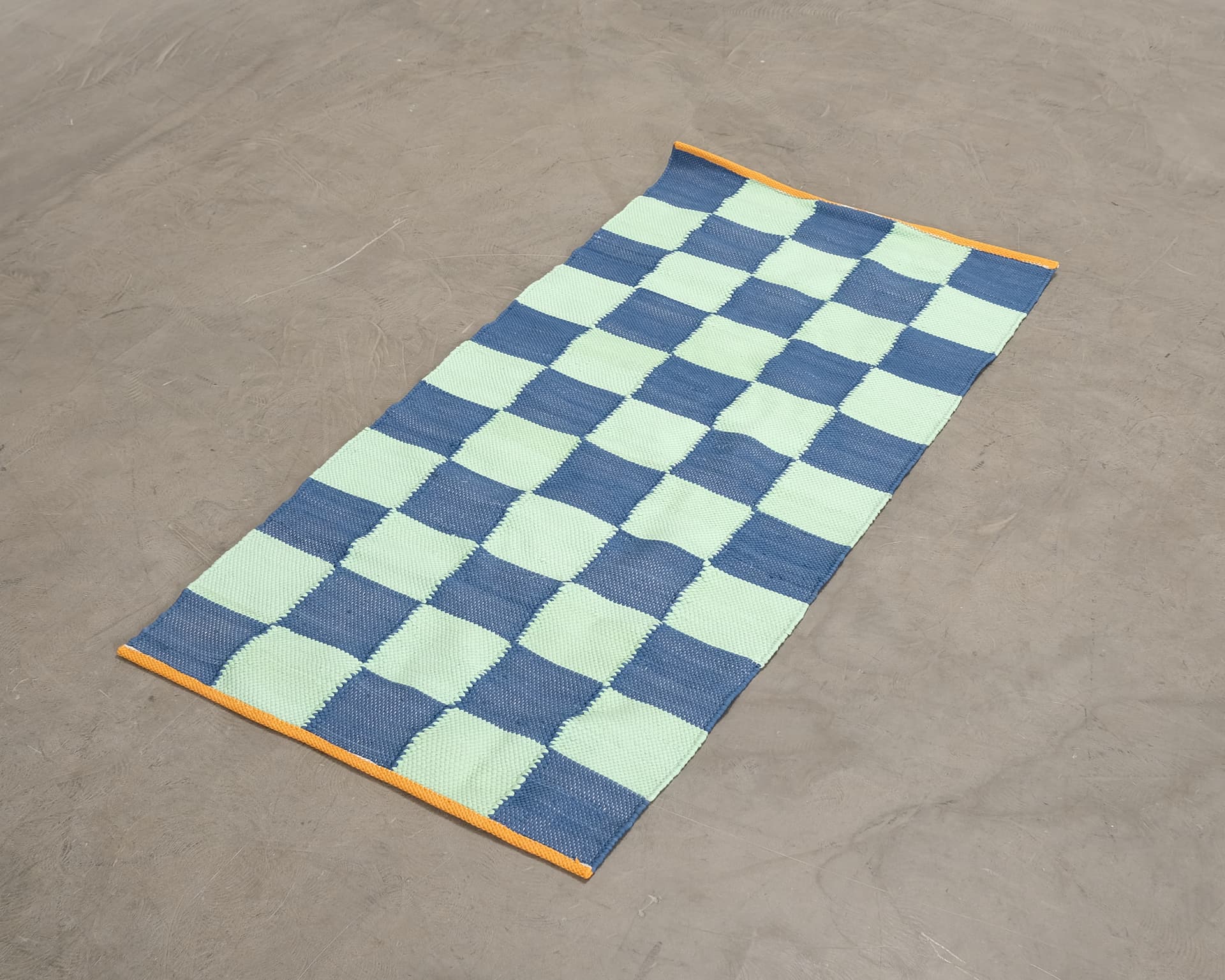 Rugvista Tommy matta 160 x 75 cm blå / grön