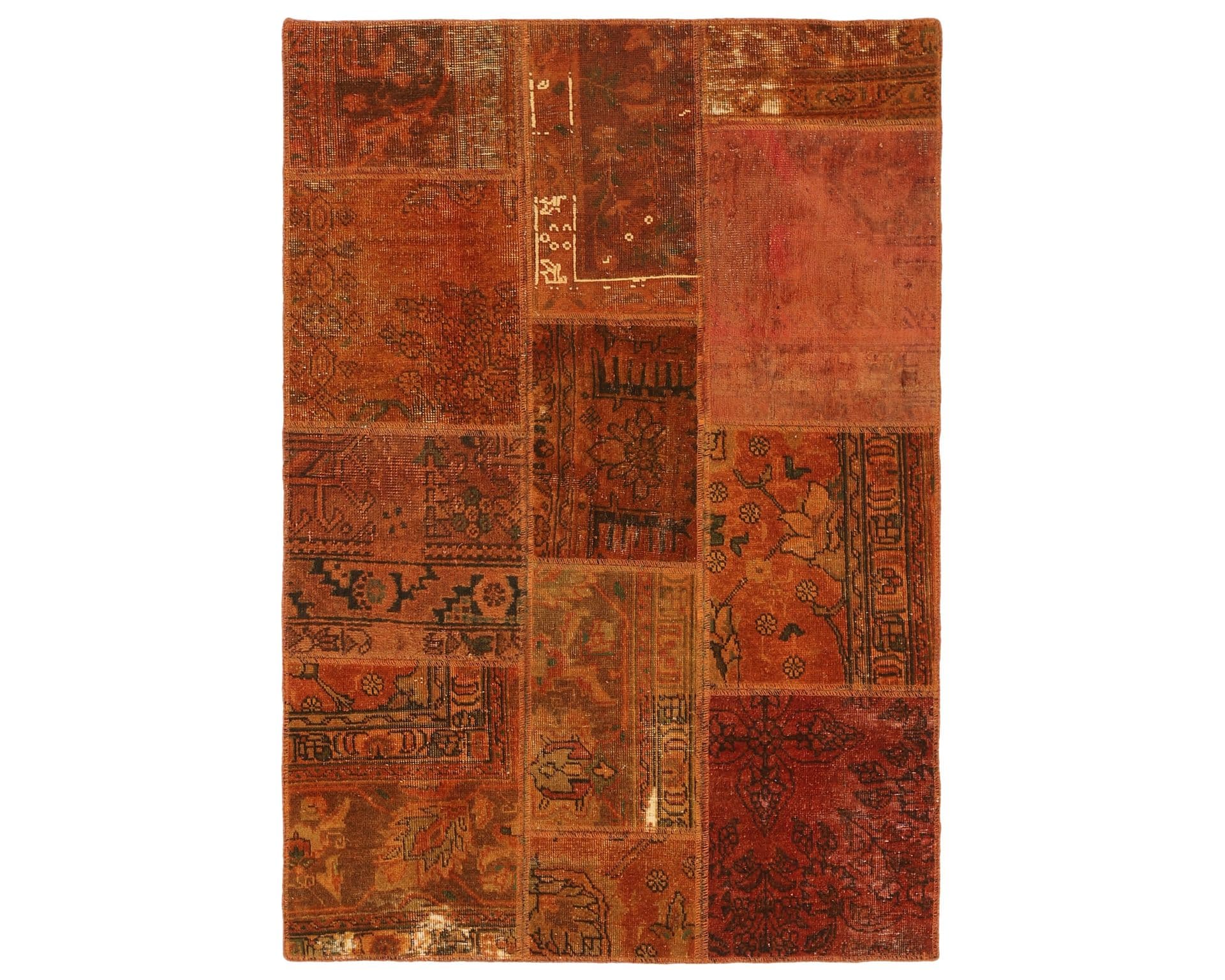 Vintage Patchwork orientalisk matta 104 x 157 cm