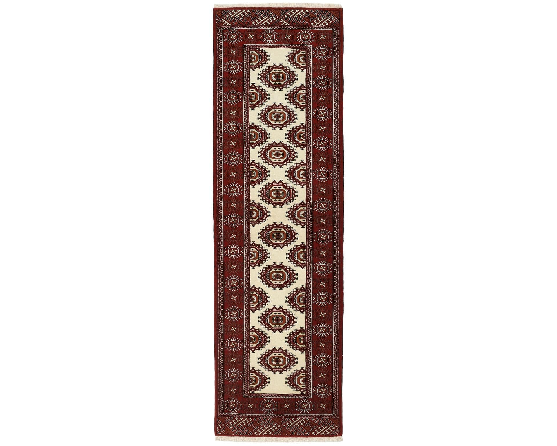 Torkaman Fine orientalisk matta 85 x 281 cm
