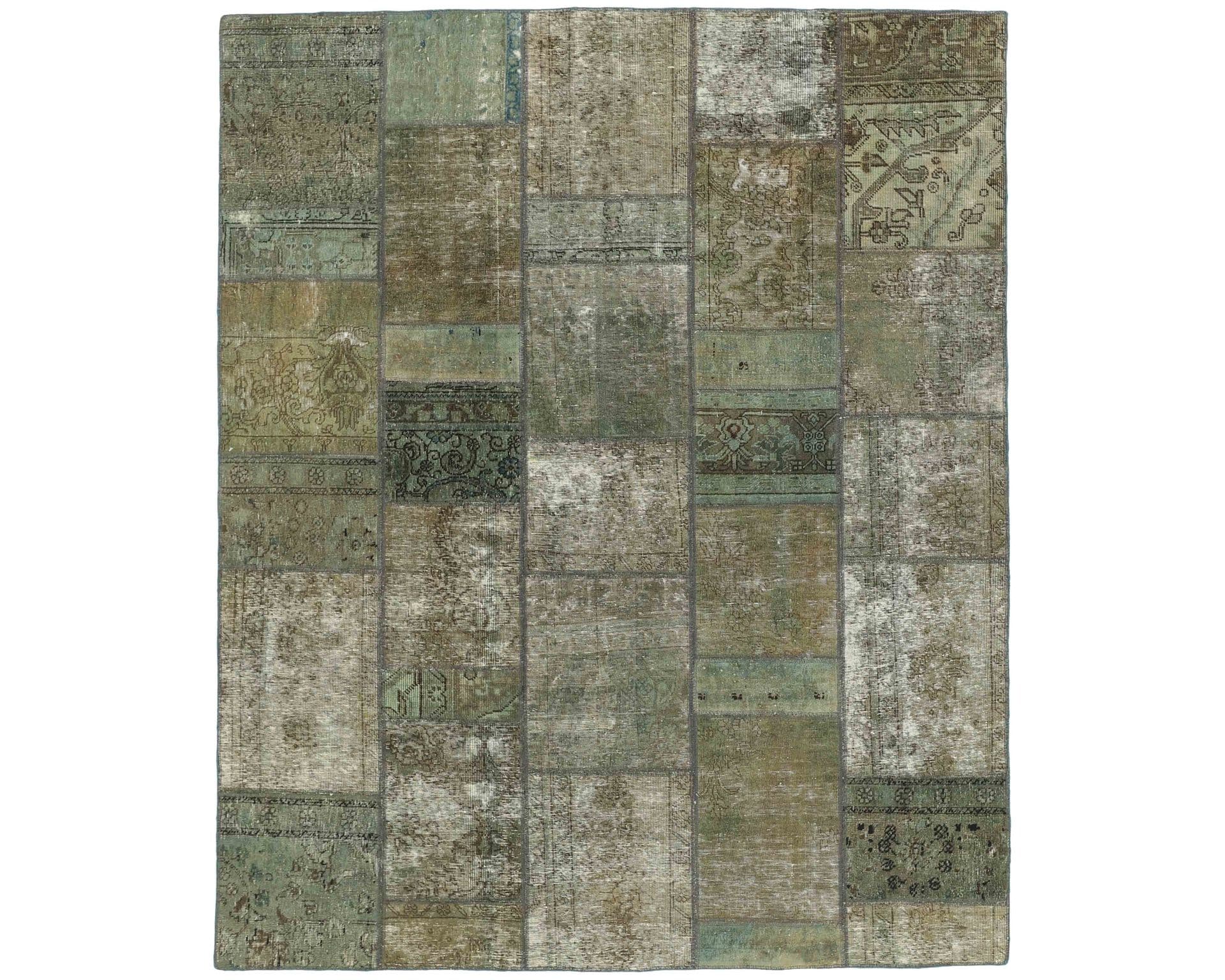 Vintage Patchwork orientalisk matta 205 x 252 cm
