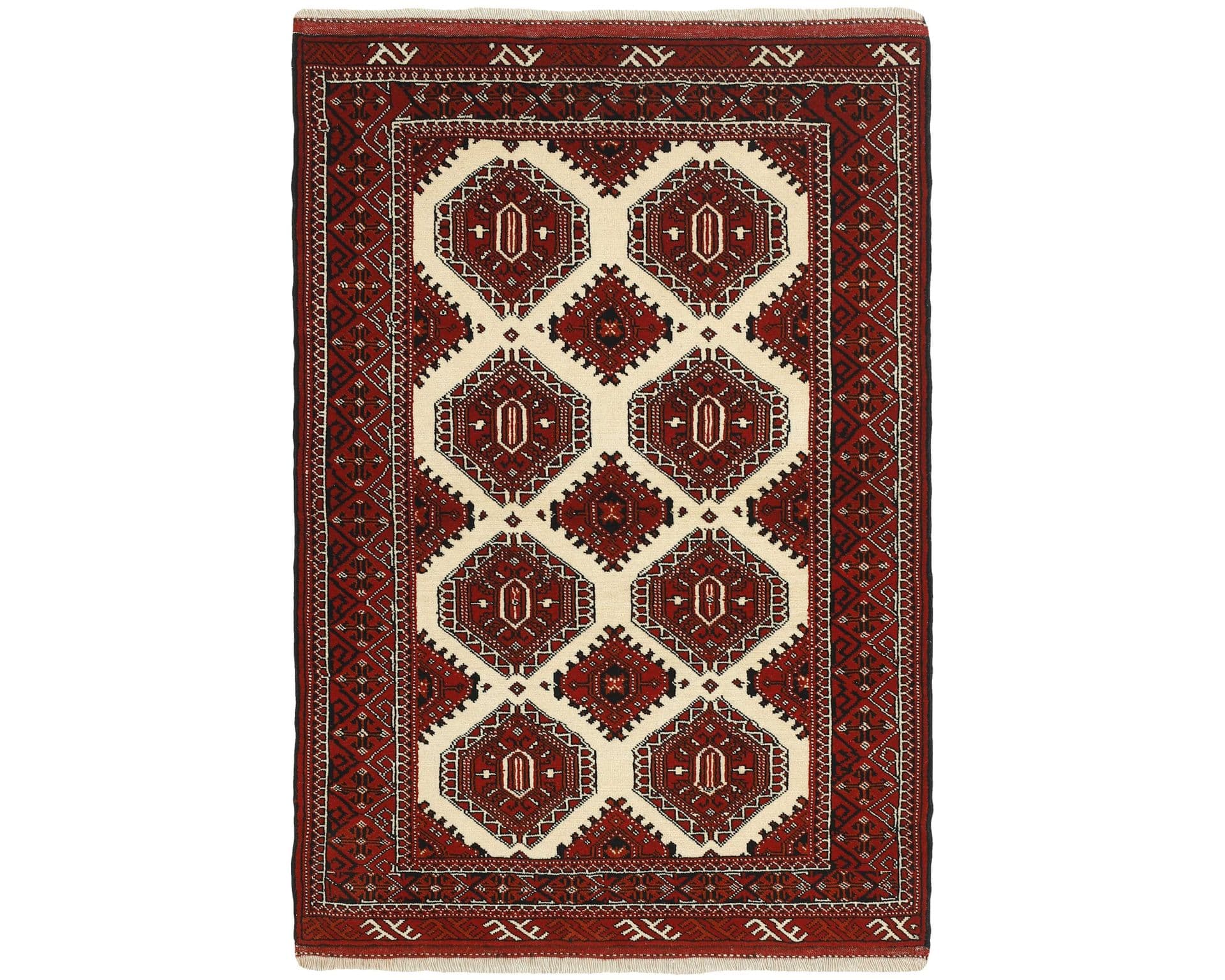 Torkaman Fine orientalisk matta 106 x 150 cm