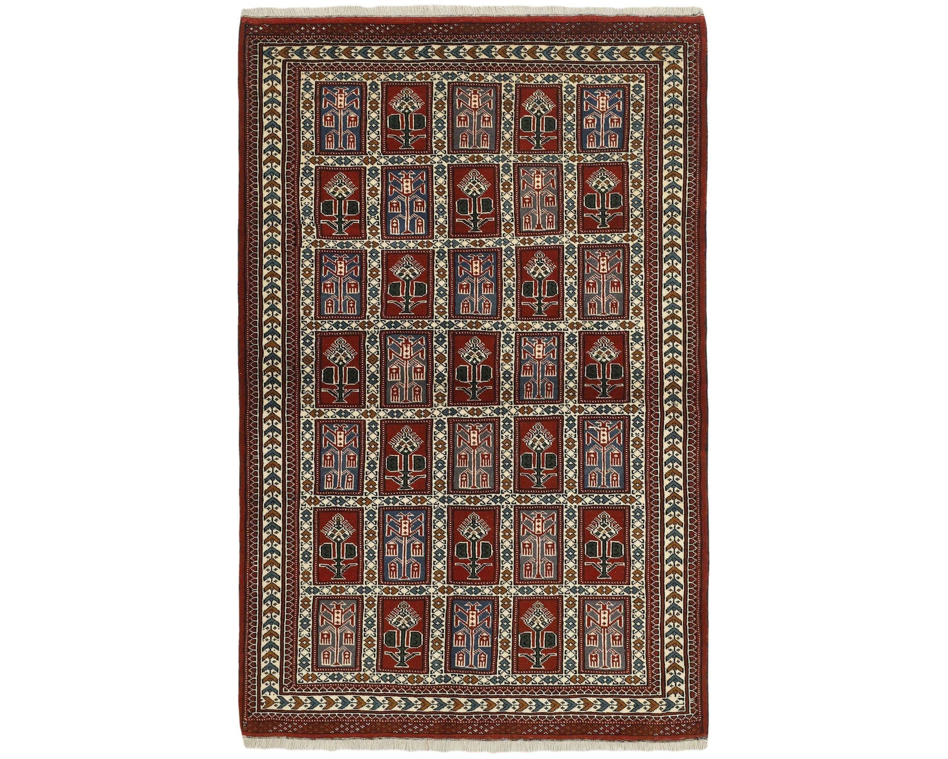 Torkaman Fine orientalisk matta 135 x 204 cm