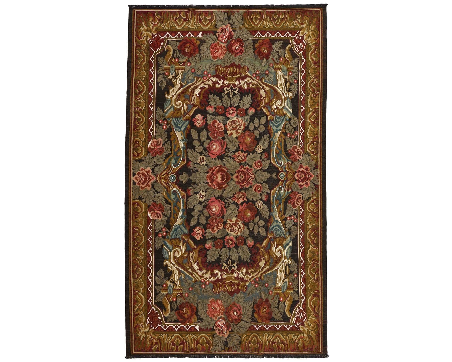 Rose Kelim orientalisk matta 207 x 360 cm