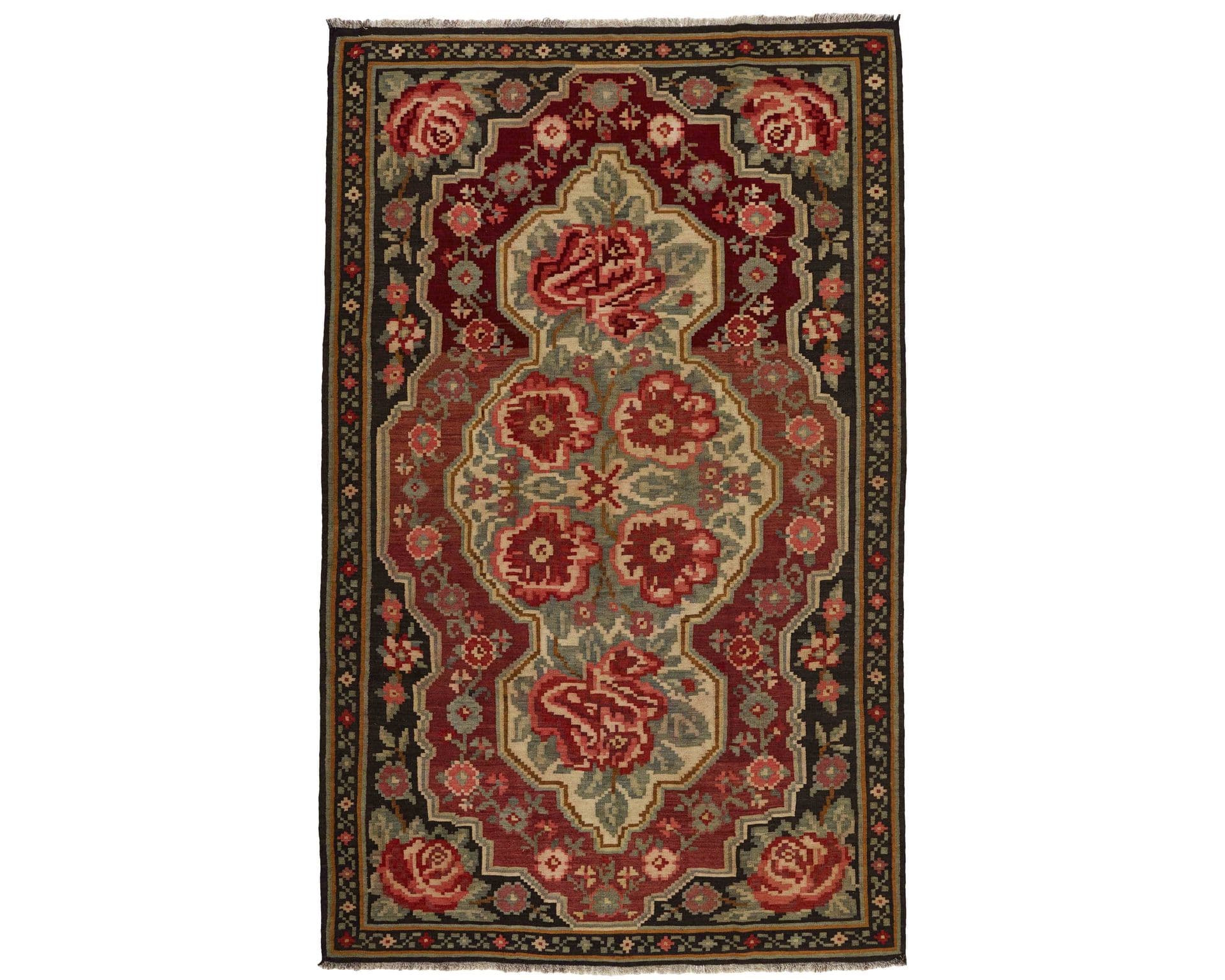Rose Kelim orientalisk matta 215 x 348 cm