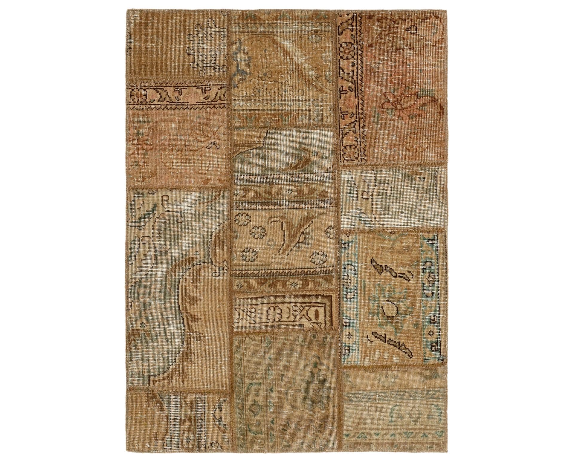 Vintage Patchwork orientalisk matta 89 x 125 cm