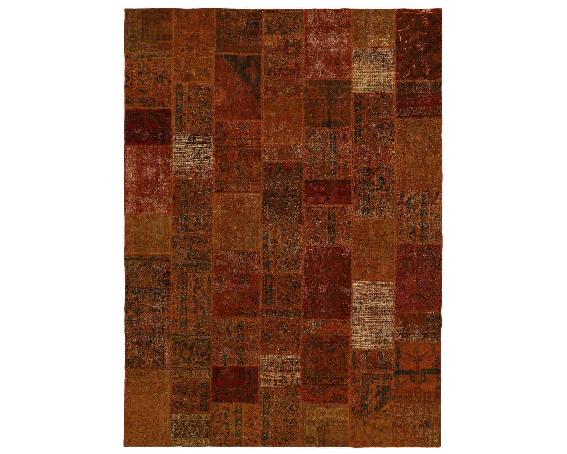Vintage Patchwork orientalisk matta 250 x 358 cm