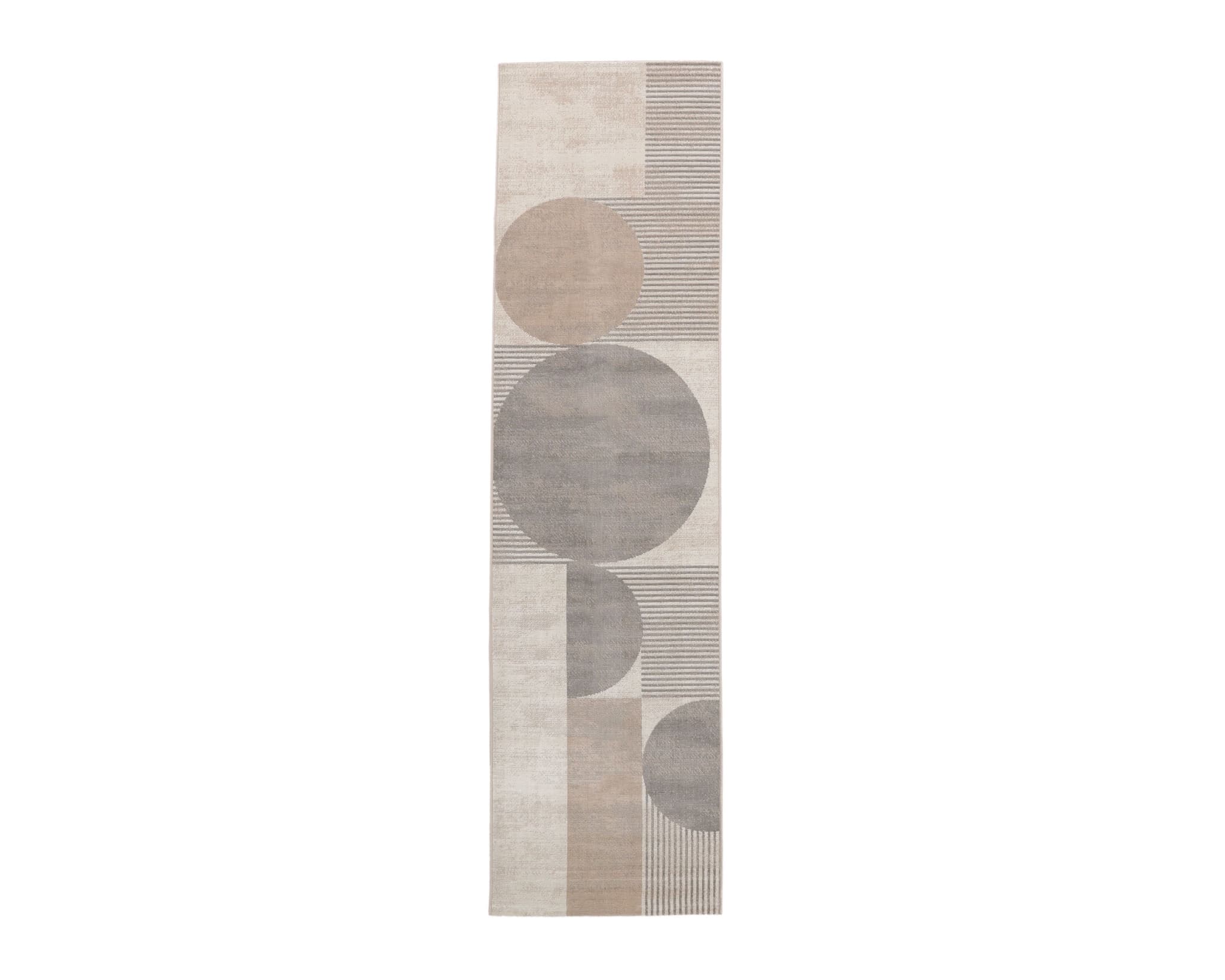 Rugvista Deco matta 80 x 300 cm beige / grå