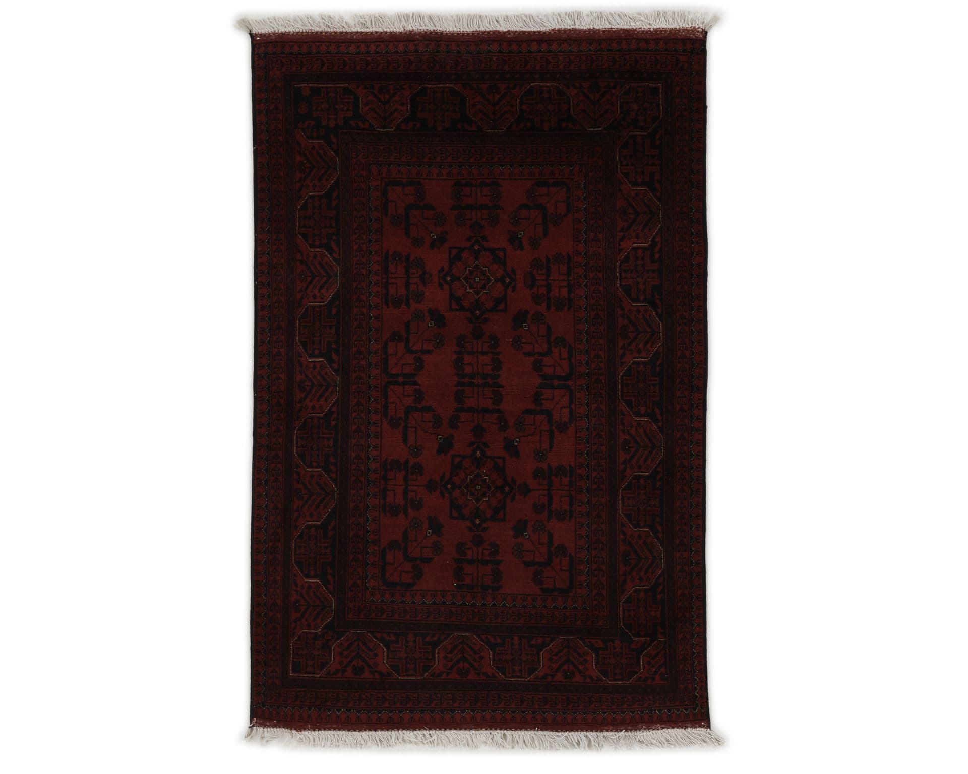 Old Afghan orientalisk matta 100 x 152 cm