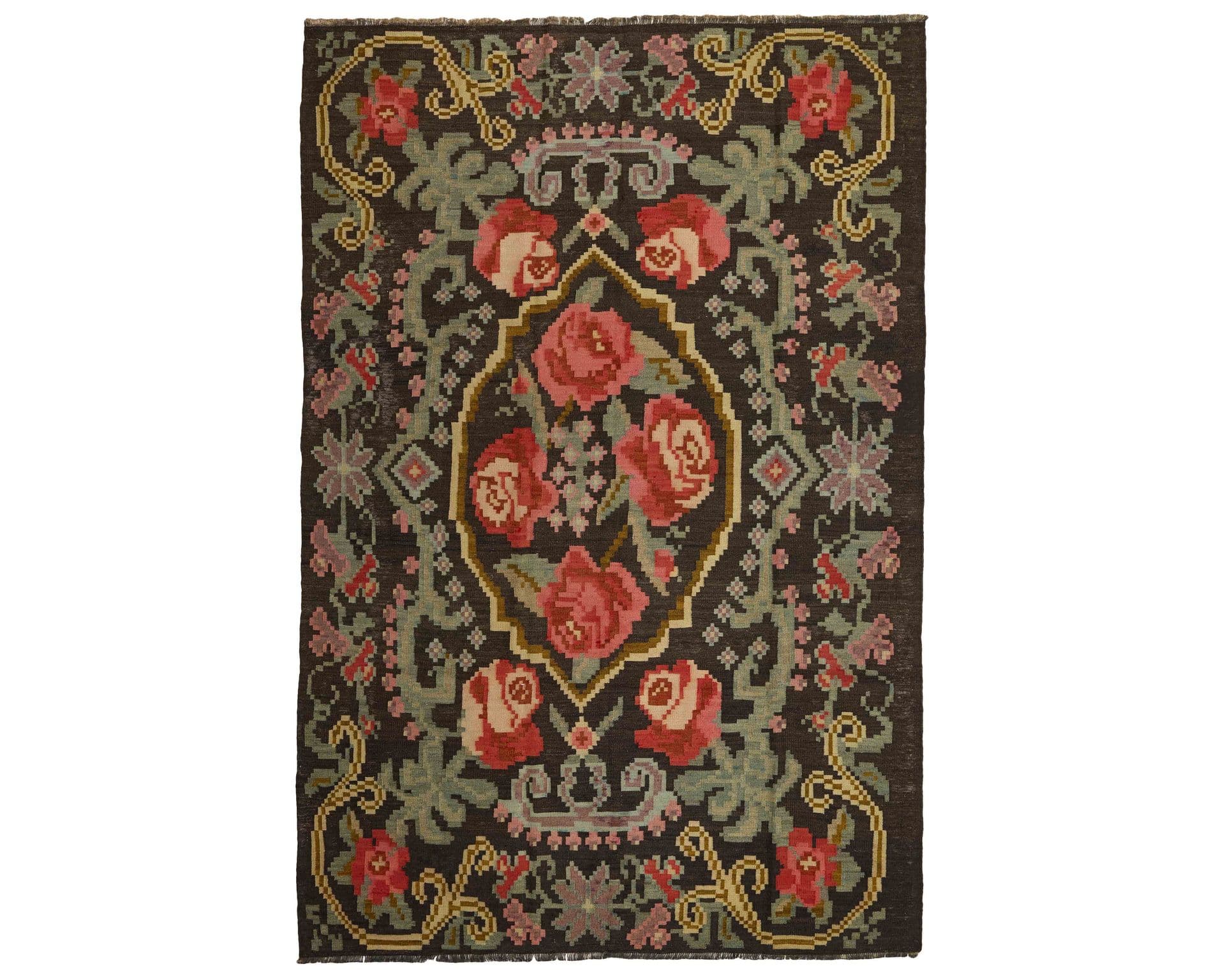 Rose Kelim orientalisk matta 193 x 288 cm