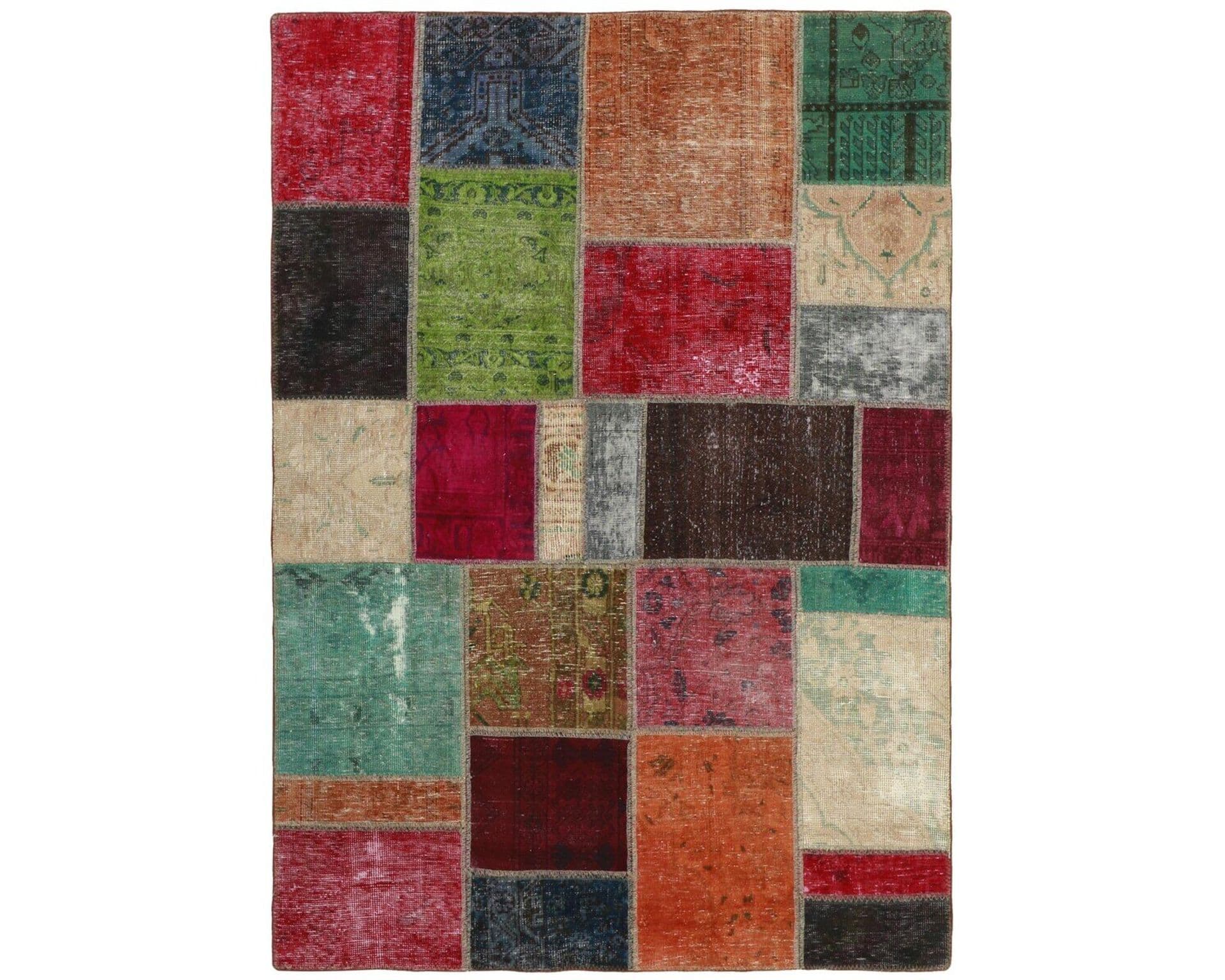 Vintage Patchwork orientalisk matta 140 x 200 cm