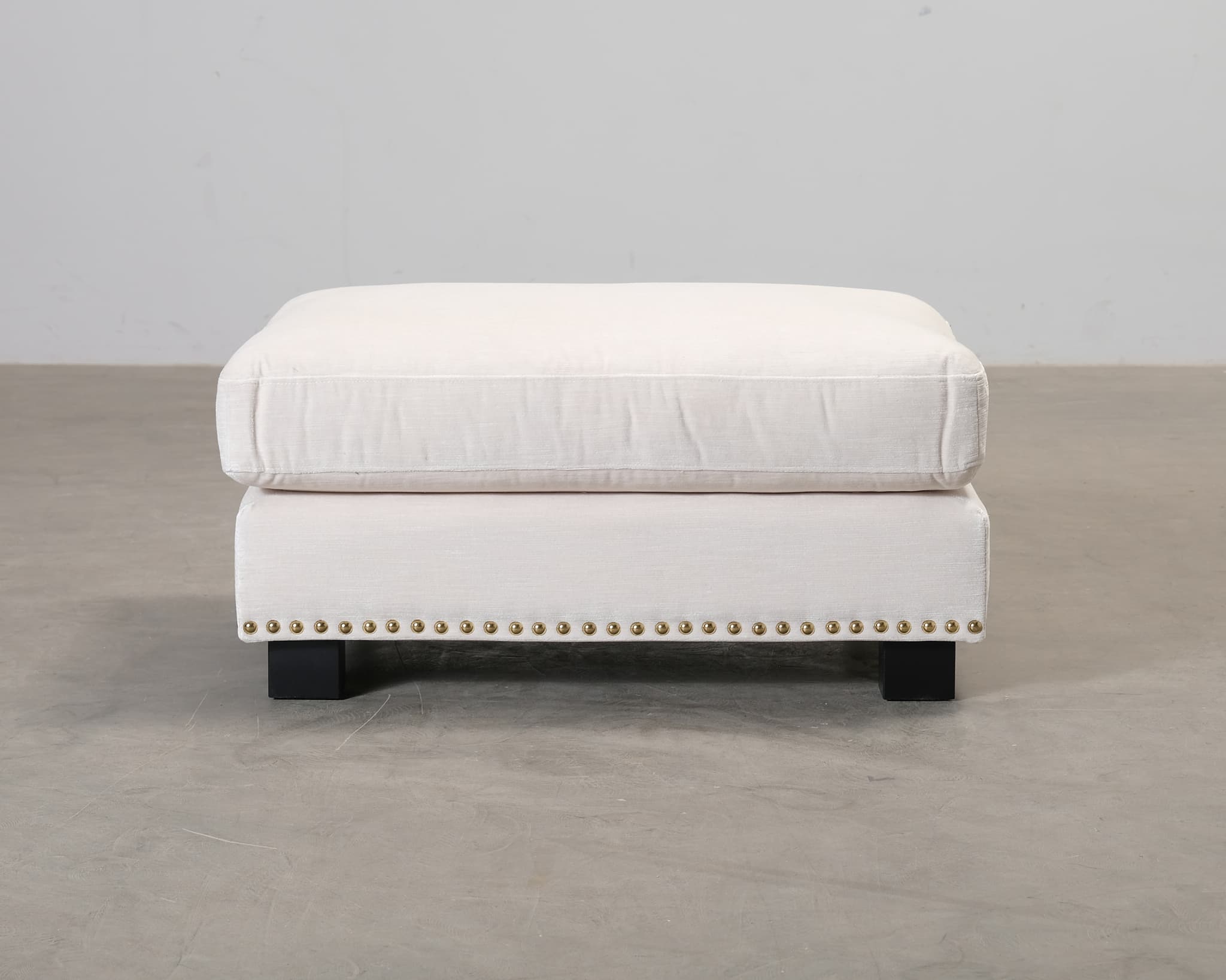 Sweef Valen fotpall ljusbeige