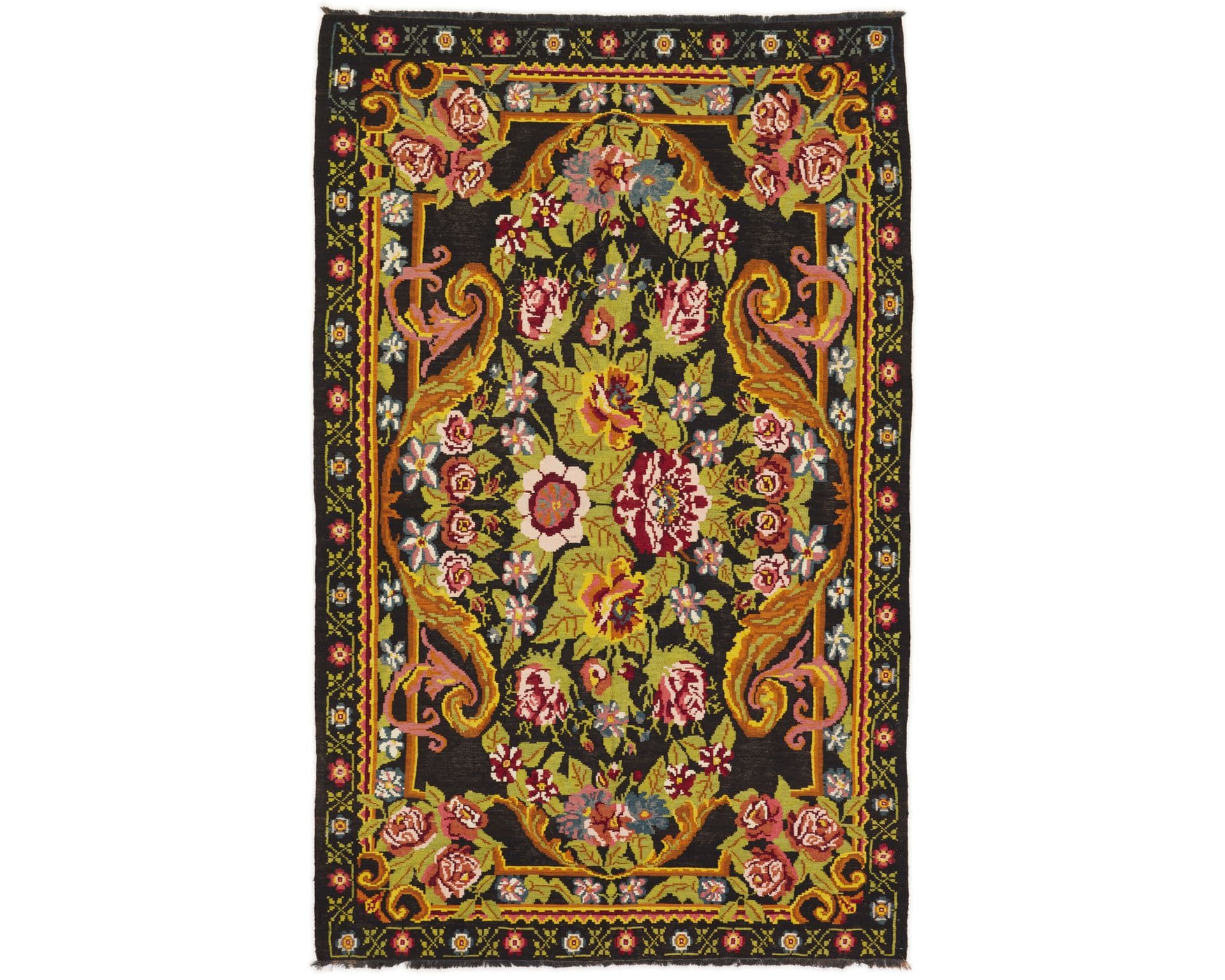 Rose Kelim orientalisk matta 212 x 335 cm