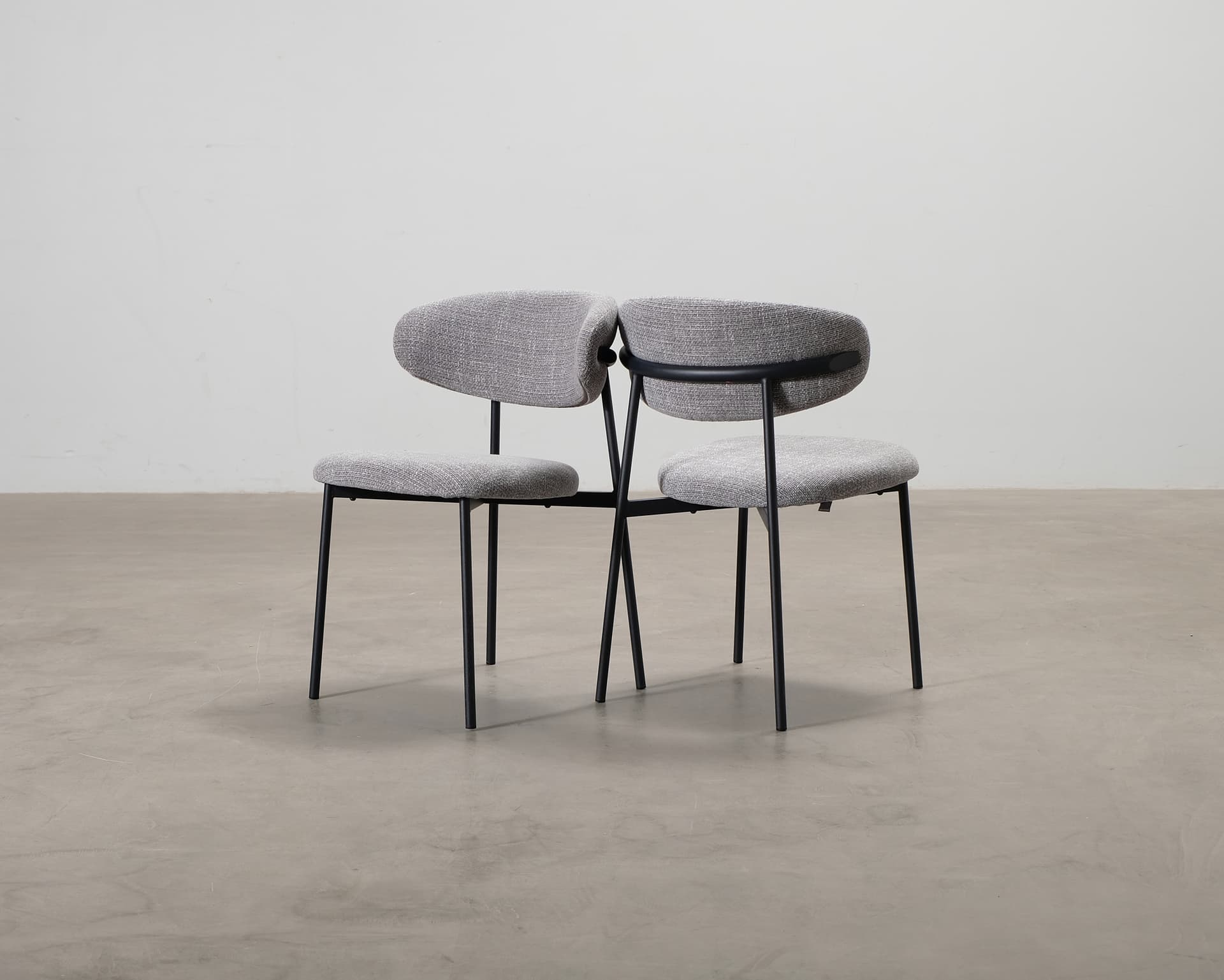 Micadoni Sander matstol grå, set of 2