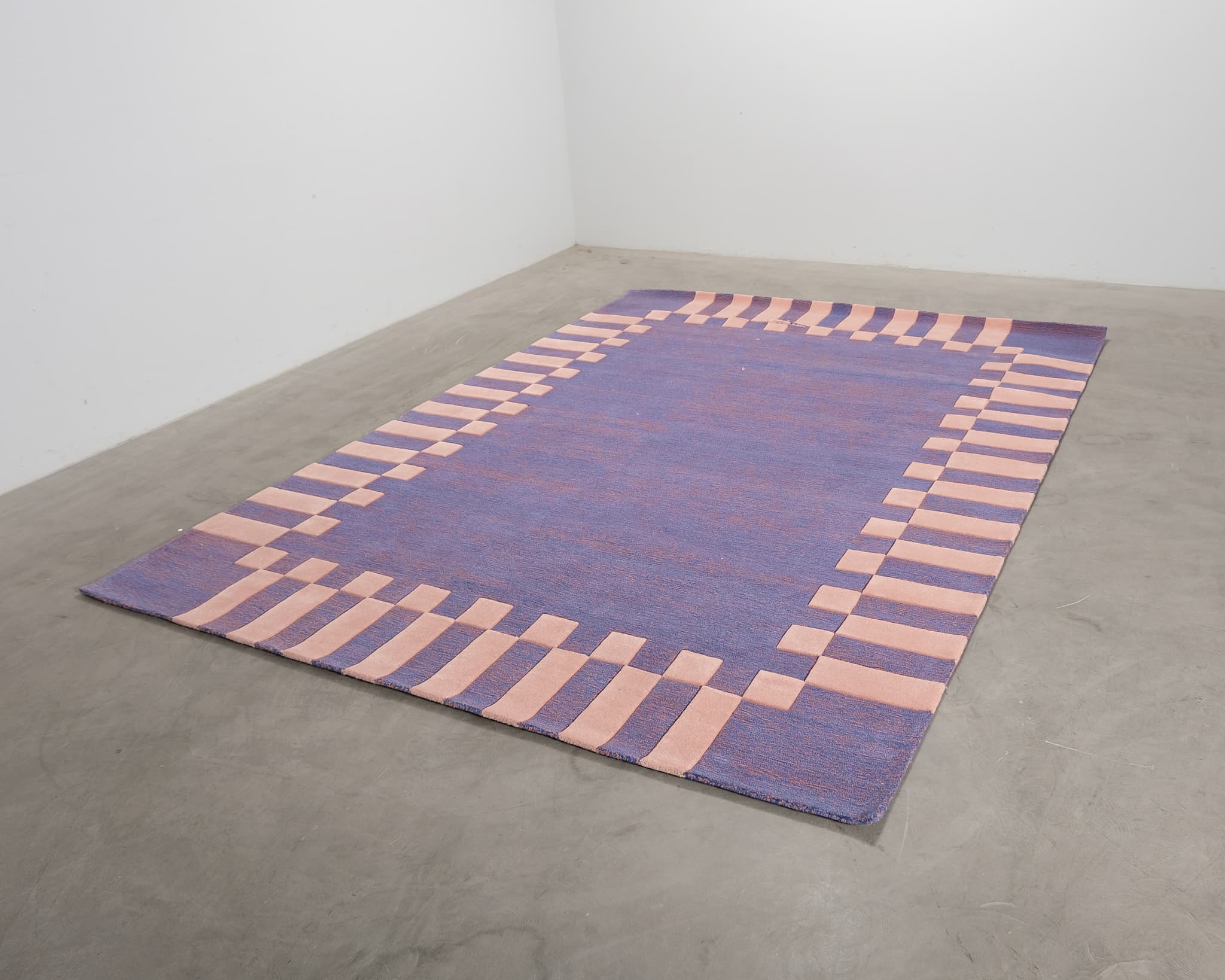 Layered Teklan Frame ullmatta 250 x 350 cm Cobalt Salmon