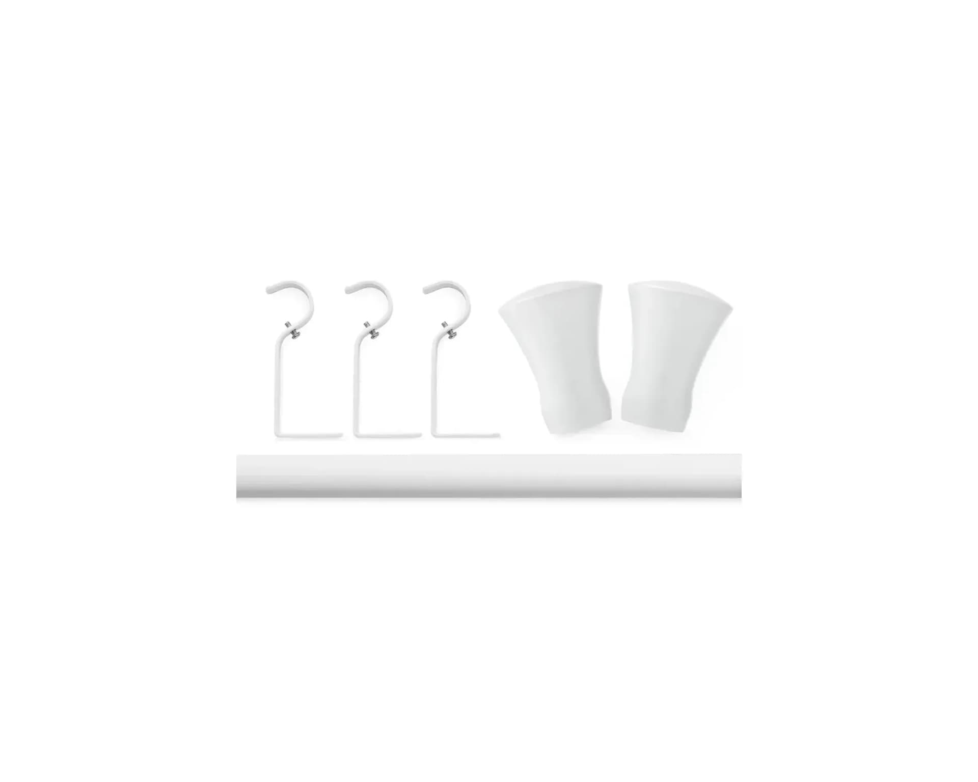 Mio Candela gardinstångset 160-310 cm vit