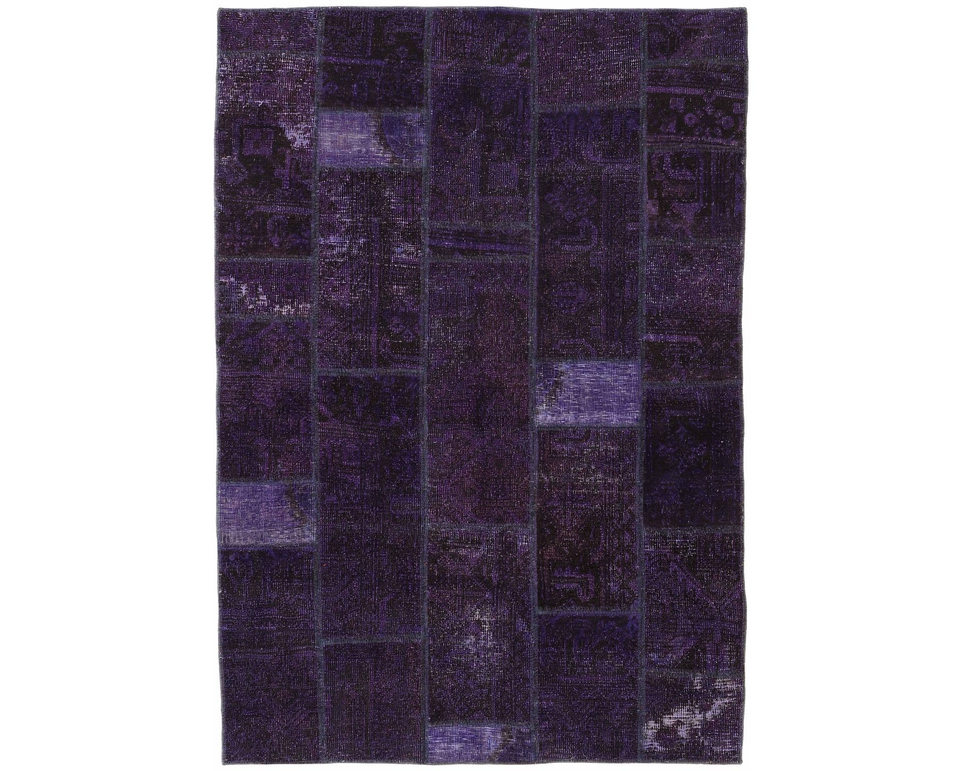 Vintage Patchwork orientalisk matta 141 x 201 cm