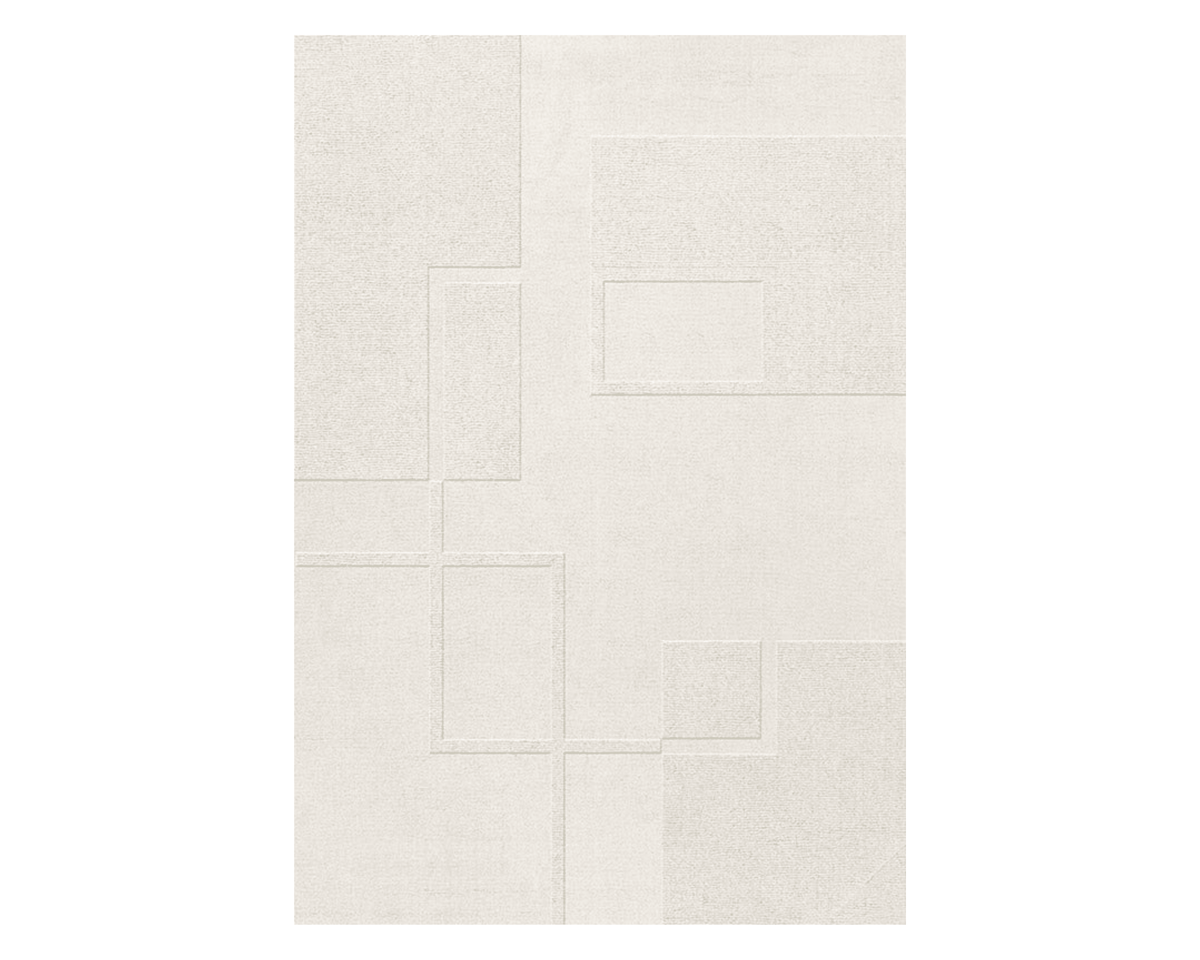 Layered Swedish Grace ullmatta 180 x 270 cm benvit