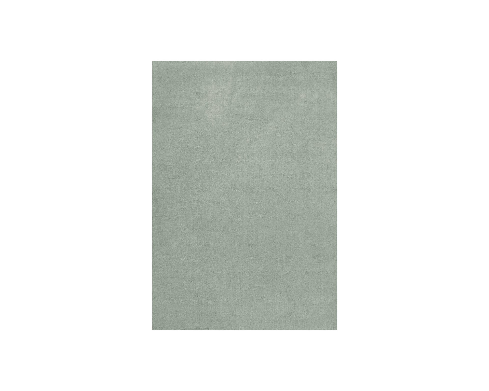 Layered Solid Wool matta 200 x 300 cm Sage
