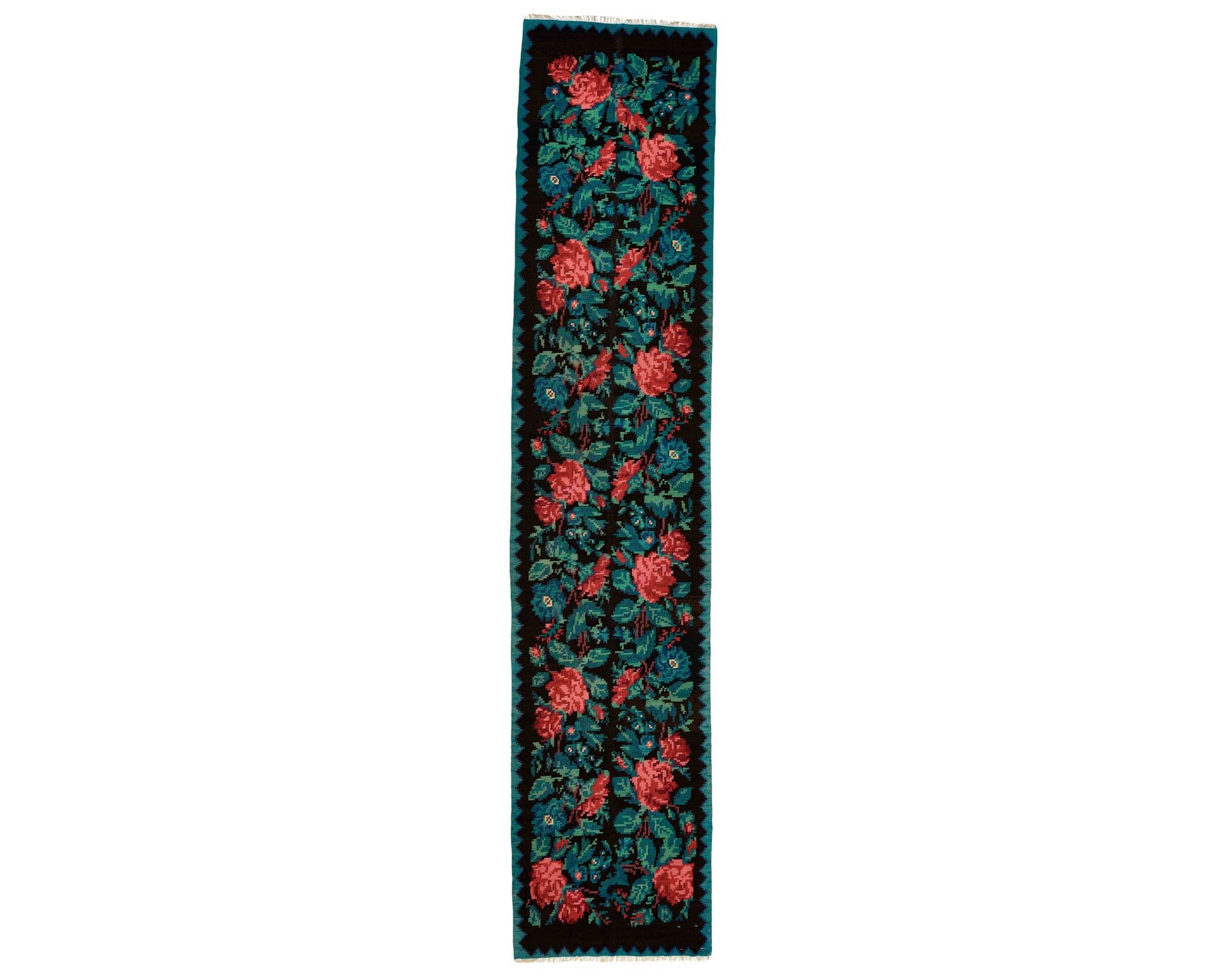 Rose Kelim orientalisk matta 78 x 360 cm