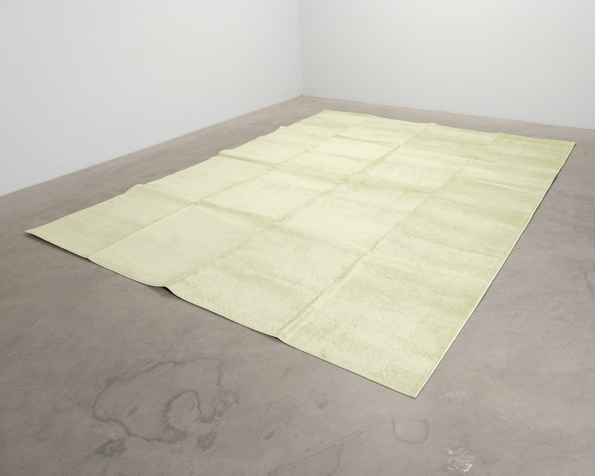 Rugvista matta 300 x 400 cm grön