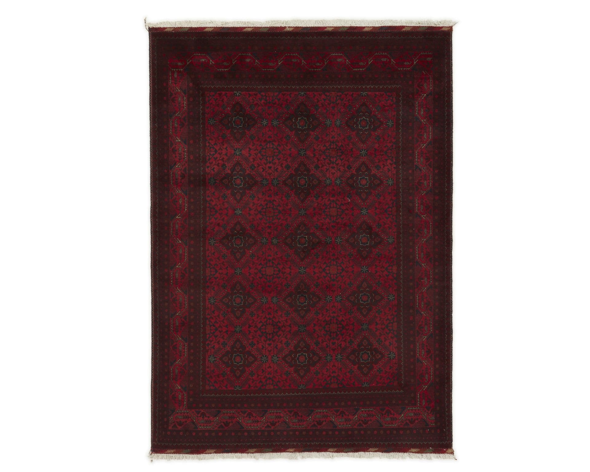 Old Afghan orientalisk matta 168 x 232 cm