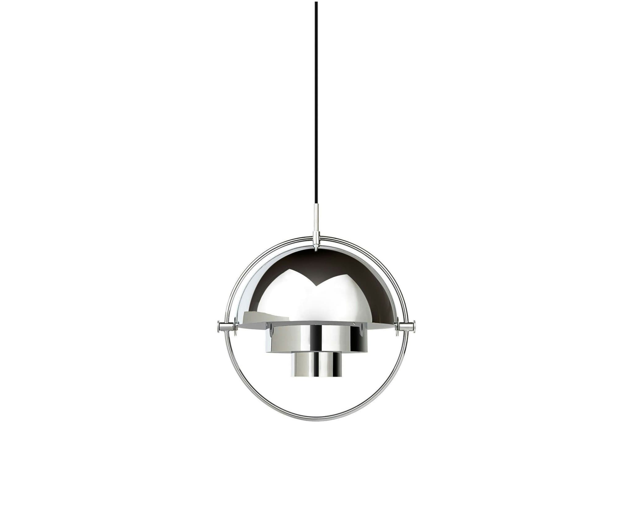 Gubi Multi-Lite pendellampa ø 36 cm krom