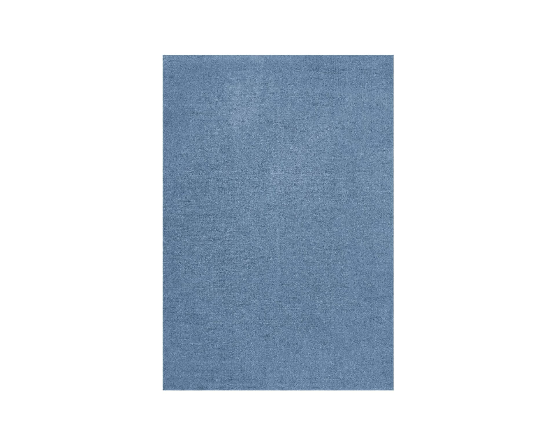 Layered Classic Solid Wool ullmatta 180 x 270 cm cm Cornflower Blue