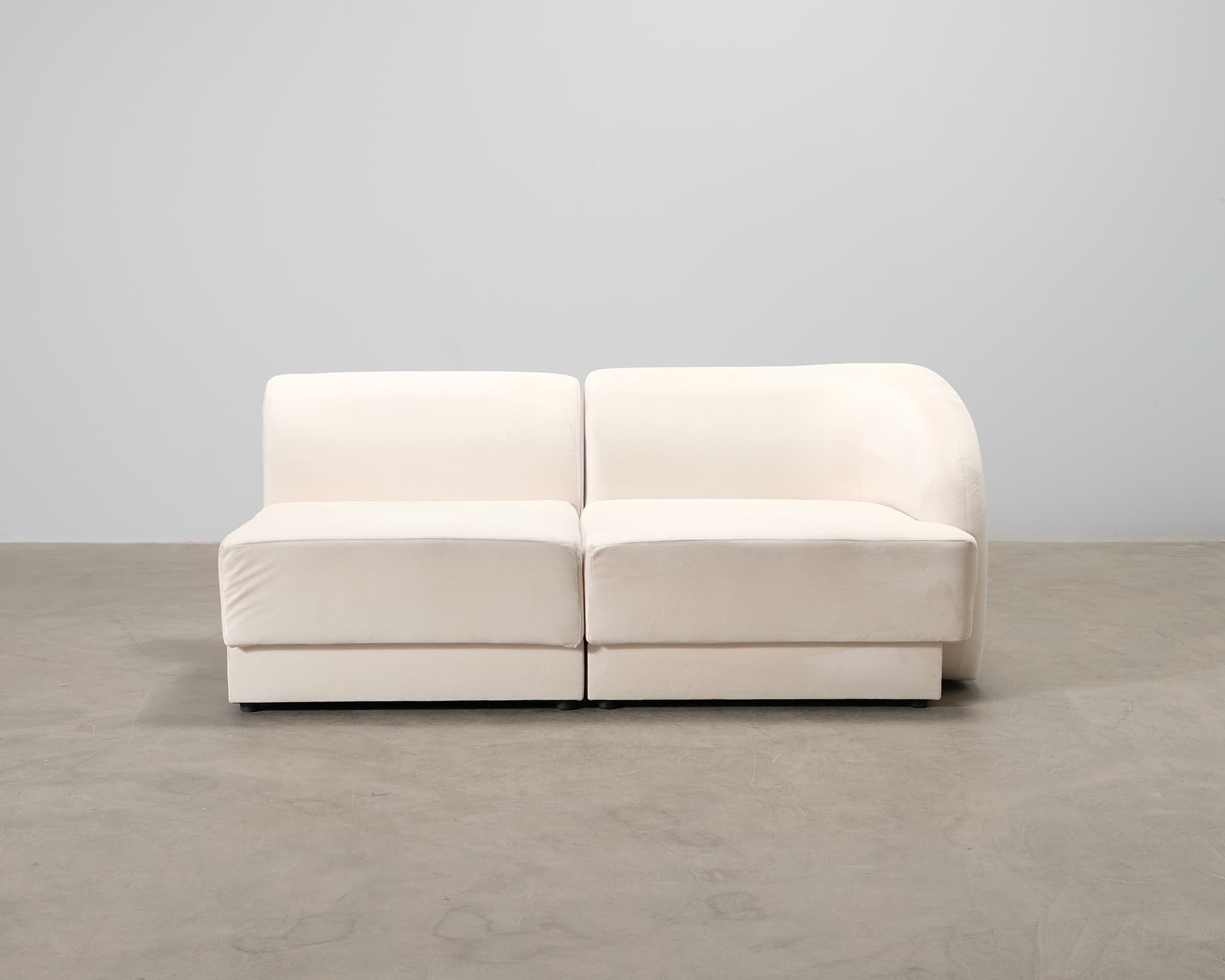 Micadoni Miley 2-sits soffa naturvit
