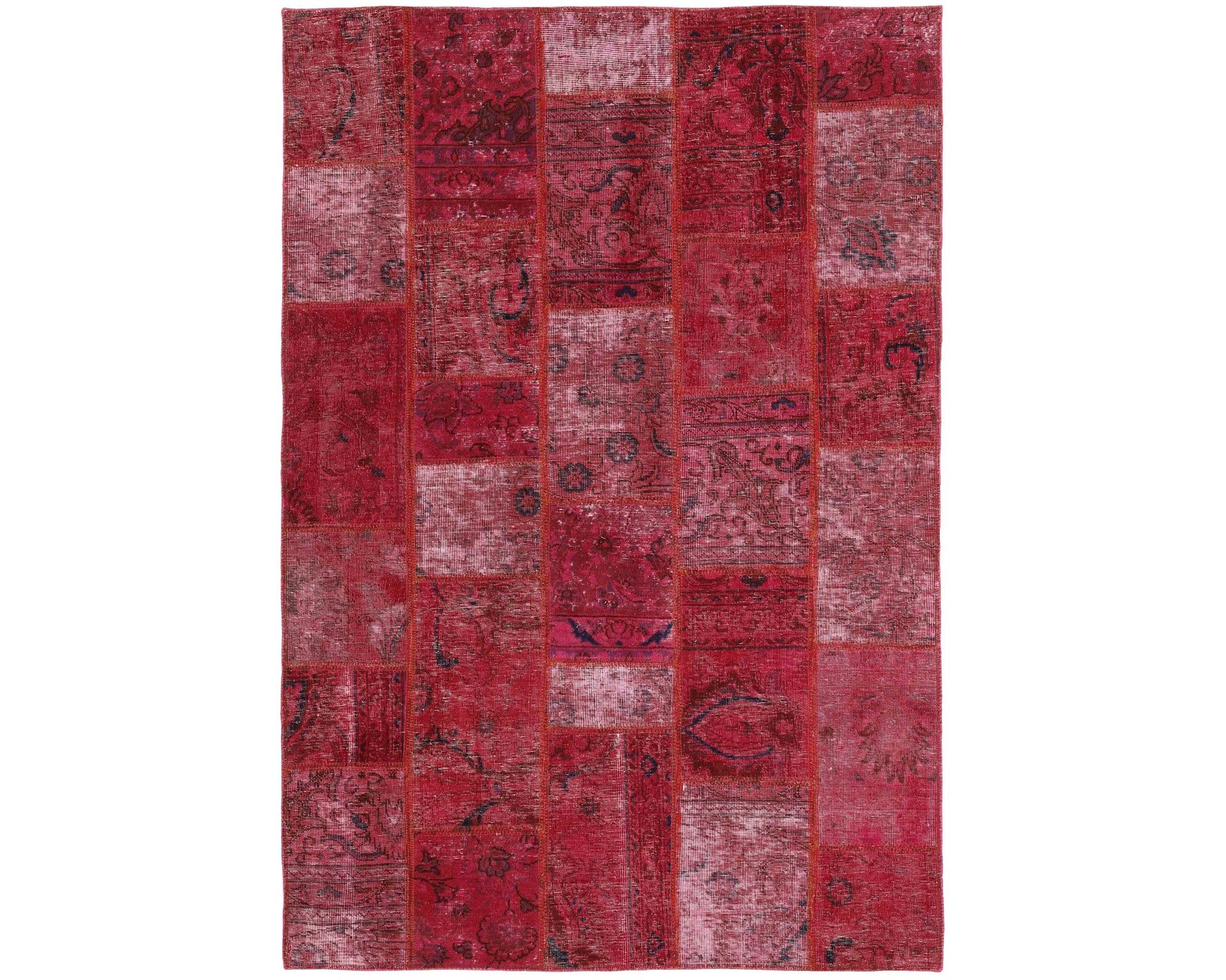 Vintage Patchwork orientalisk matta 139 x 203 cm