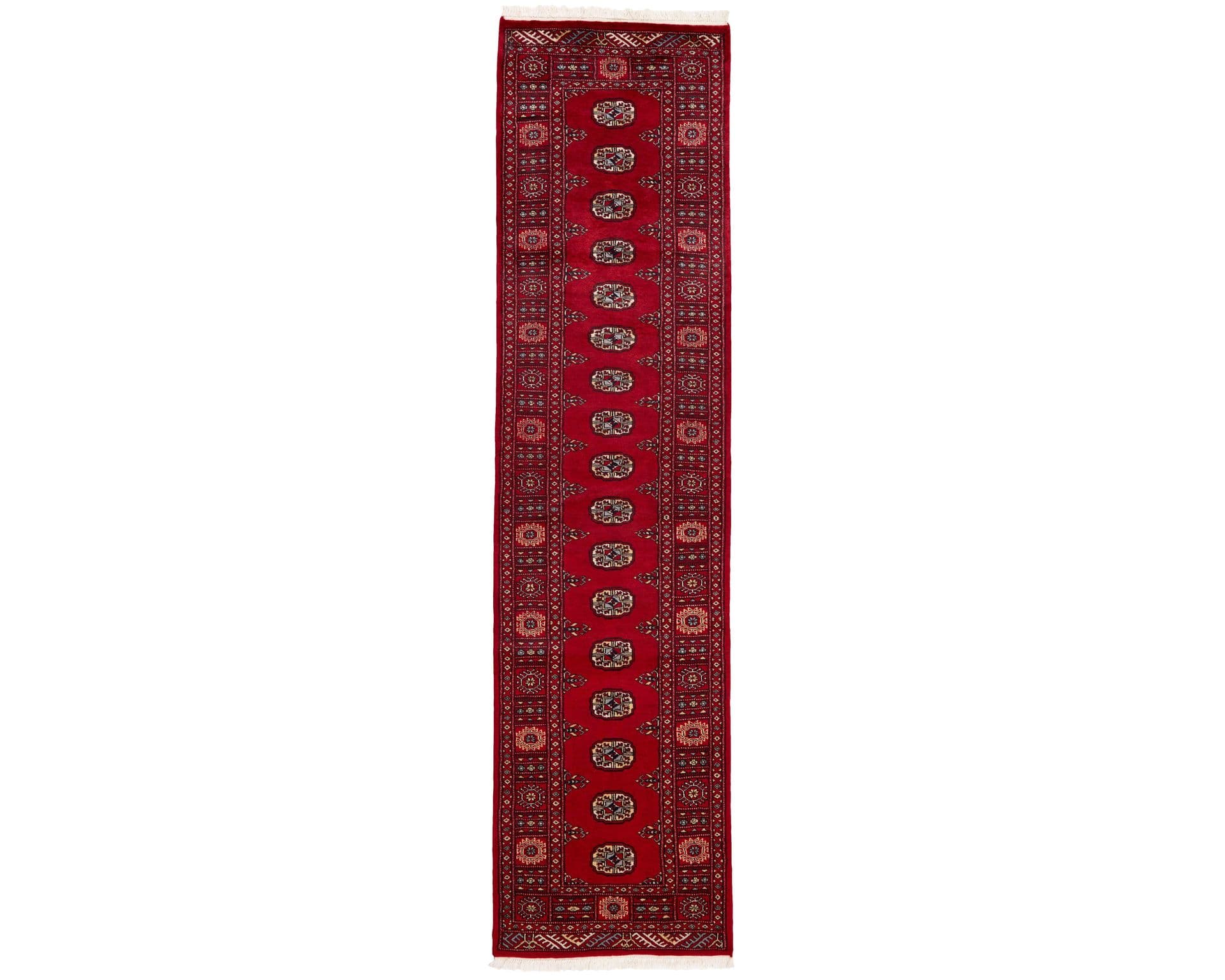 Pakistan handknotted orientalisk matta 80 x 313 cm