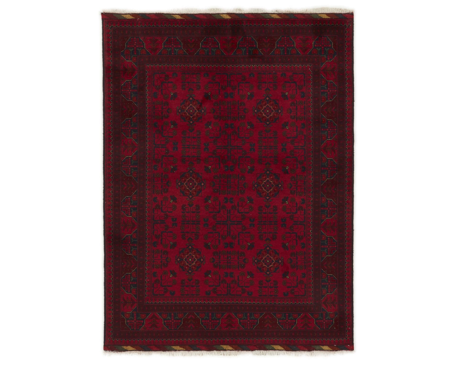 Old Afghan orientalisk matta 147 x 196 cm