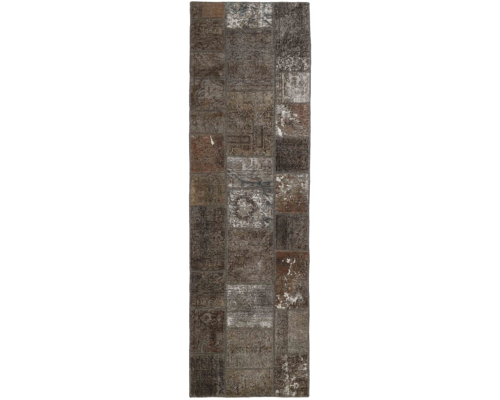 Vintage Patchwork orientalisk matta 73 x 254 cm