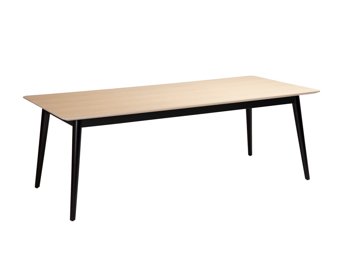 Dan-Form Yolo matbord ek / svart