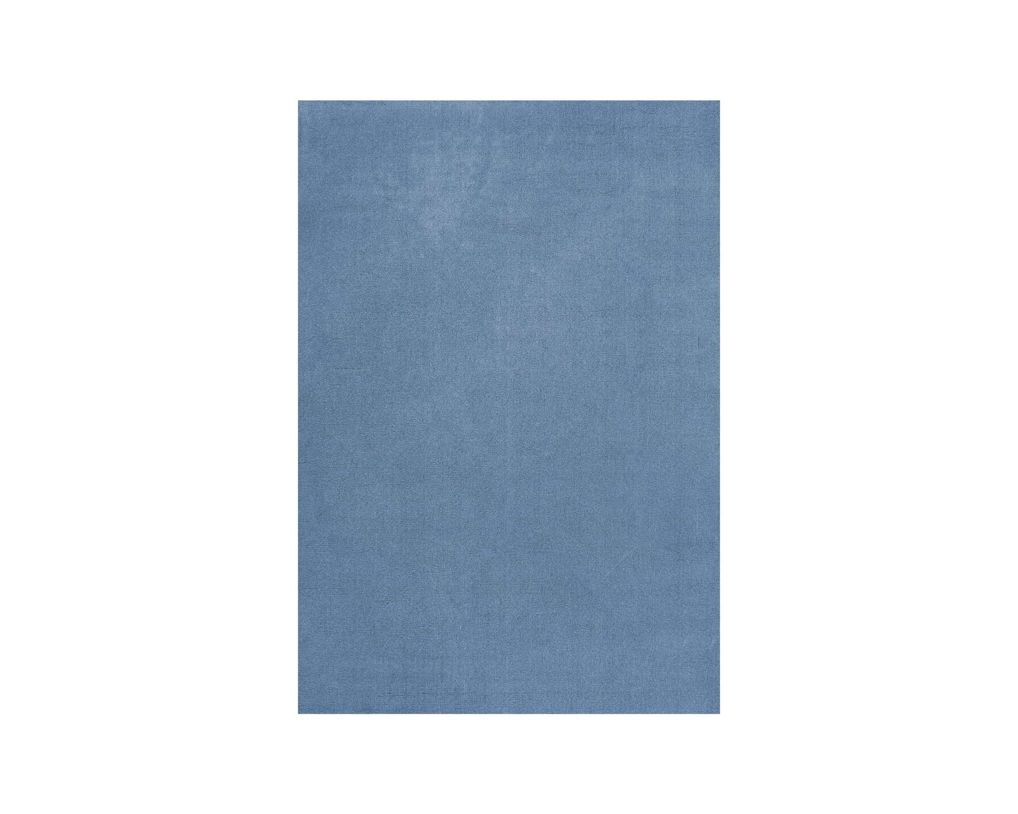 Layered Classic Solid Wool ullmatta 200 x 300 cm Cornflower Blue
