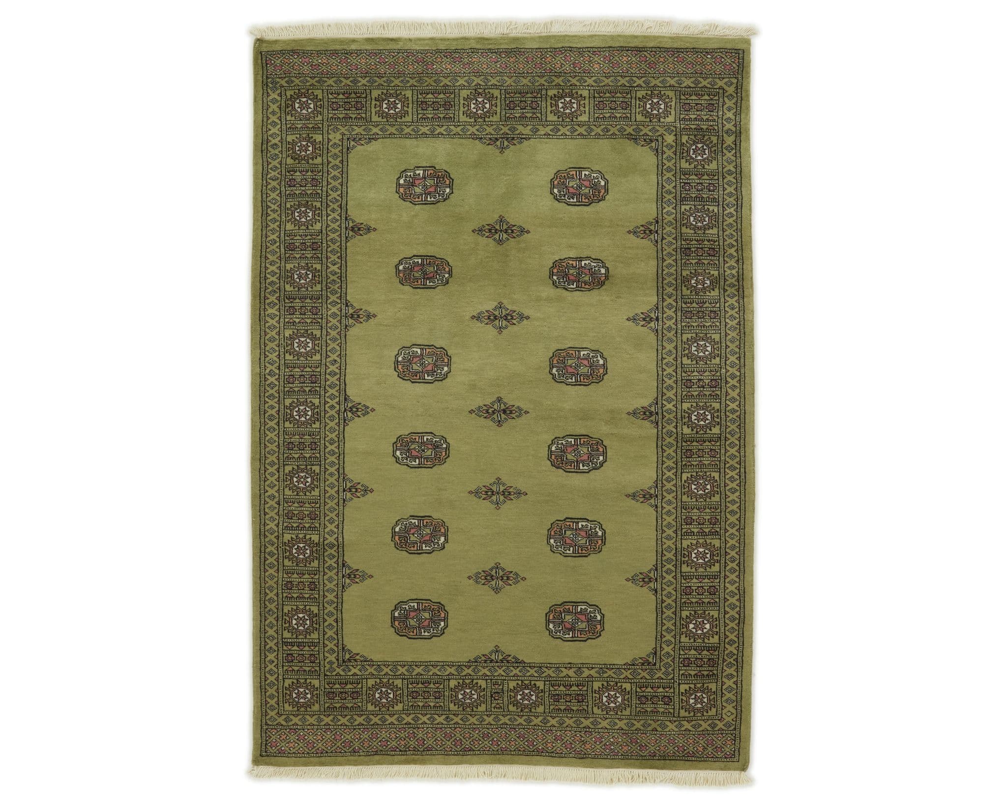 Pakistan handknotted orientalisk matta 140 x 203 cm