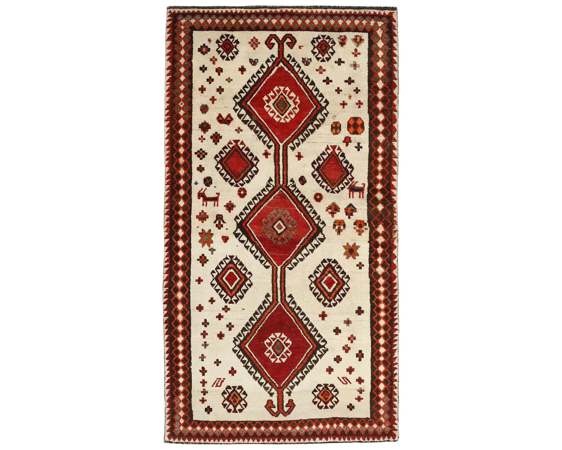 Shiraz orientalisk matta 136 x 250 cm
