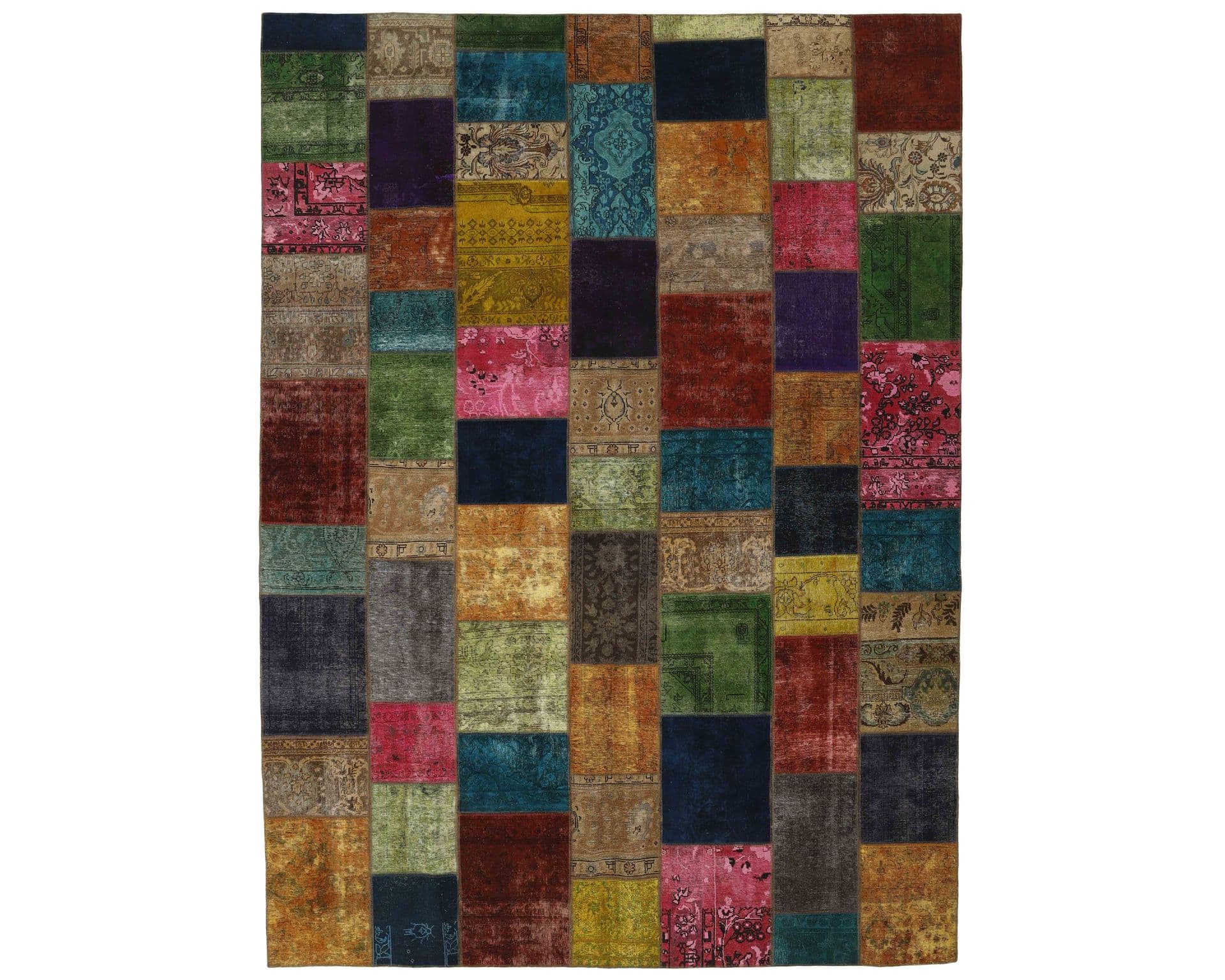 Vintage Patchwork orientalisk matta 304 x 413 cm