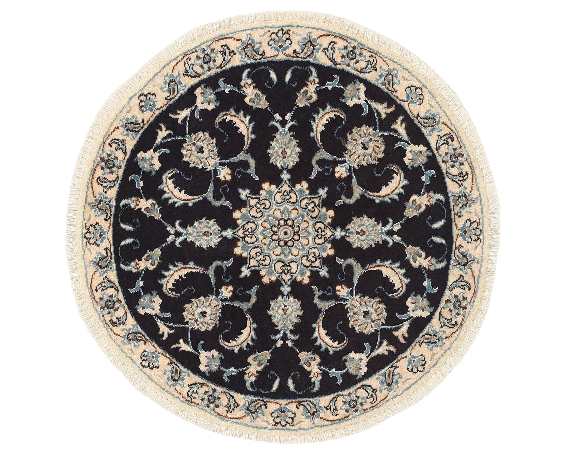 Nain Kashmar orientalisk matta ø 100 cm