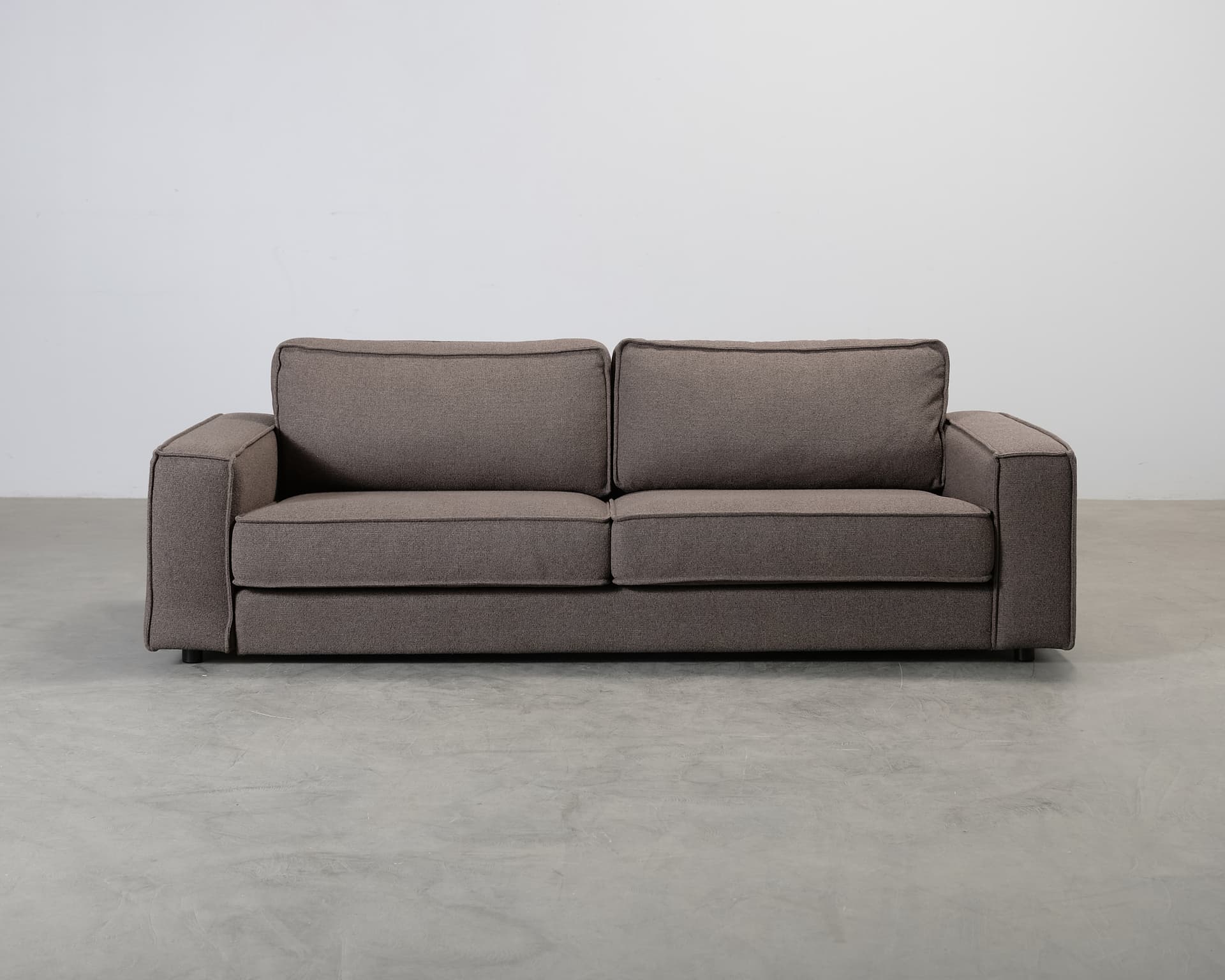 Forms & Objects Olivia 3-sits soffa brun