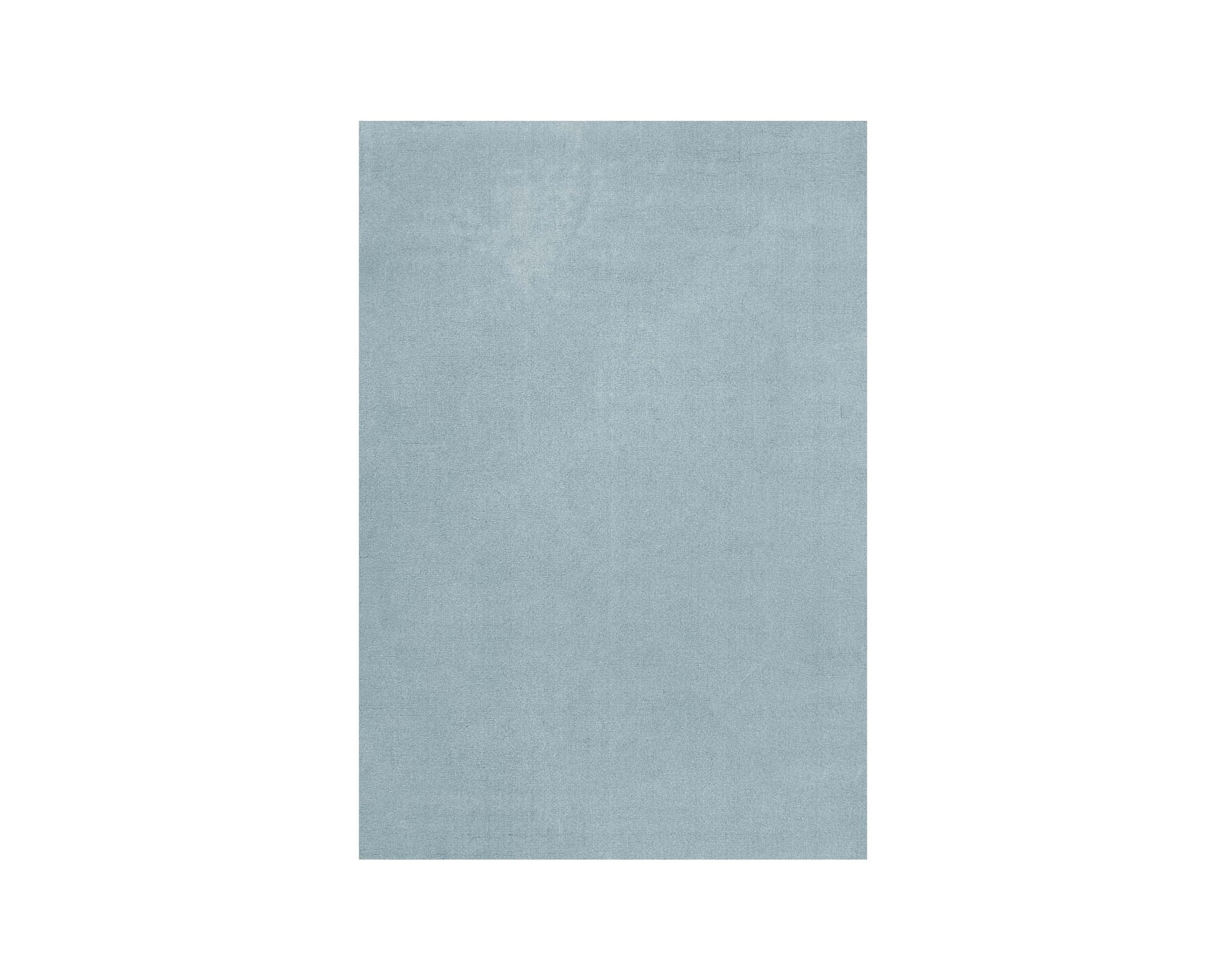 Layered Classic Solid Wool ullmatta 200 x 300 cm Blue Clair