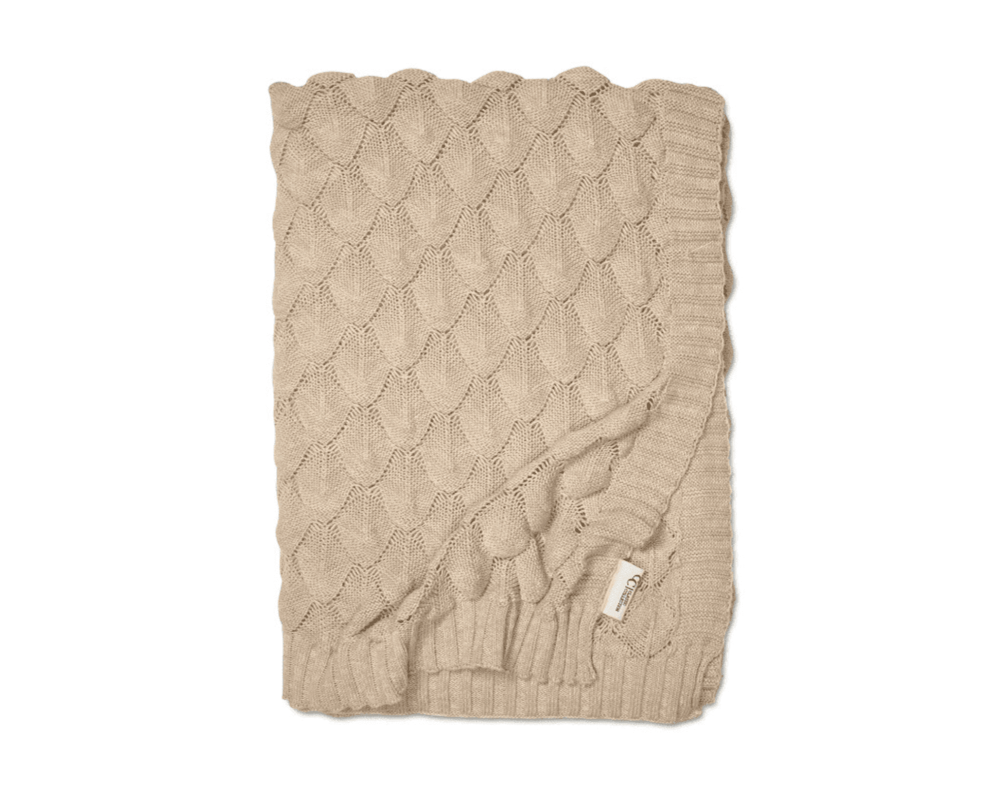 Classic Collection Pläd Gems filt 130 x 170 cm beige
