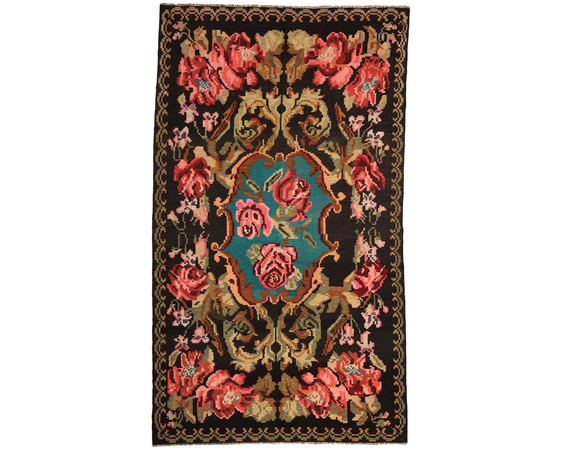 Rose Kelim orientalisk matta 185 x 317 cm