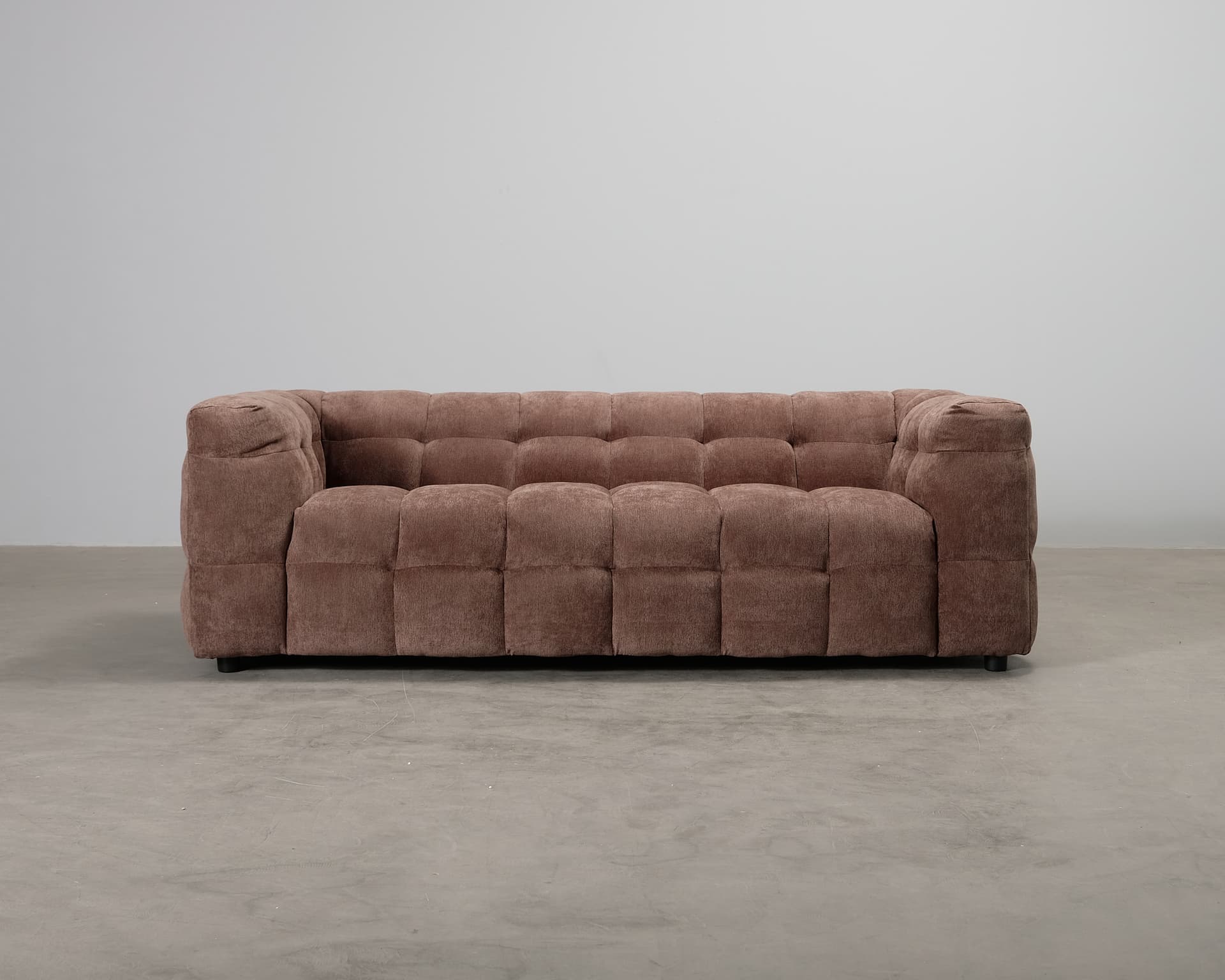 Elise 3-sits soffa brun