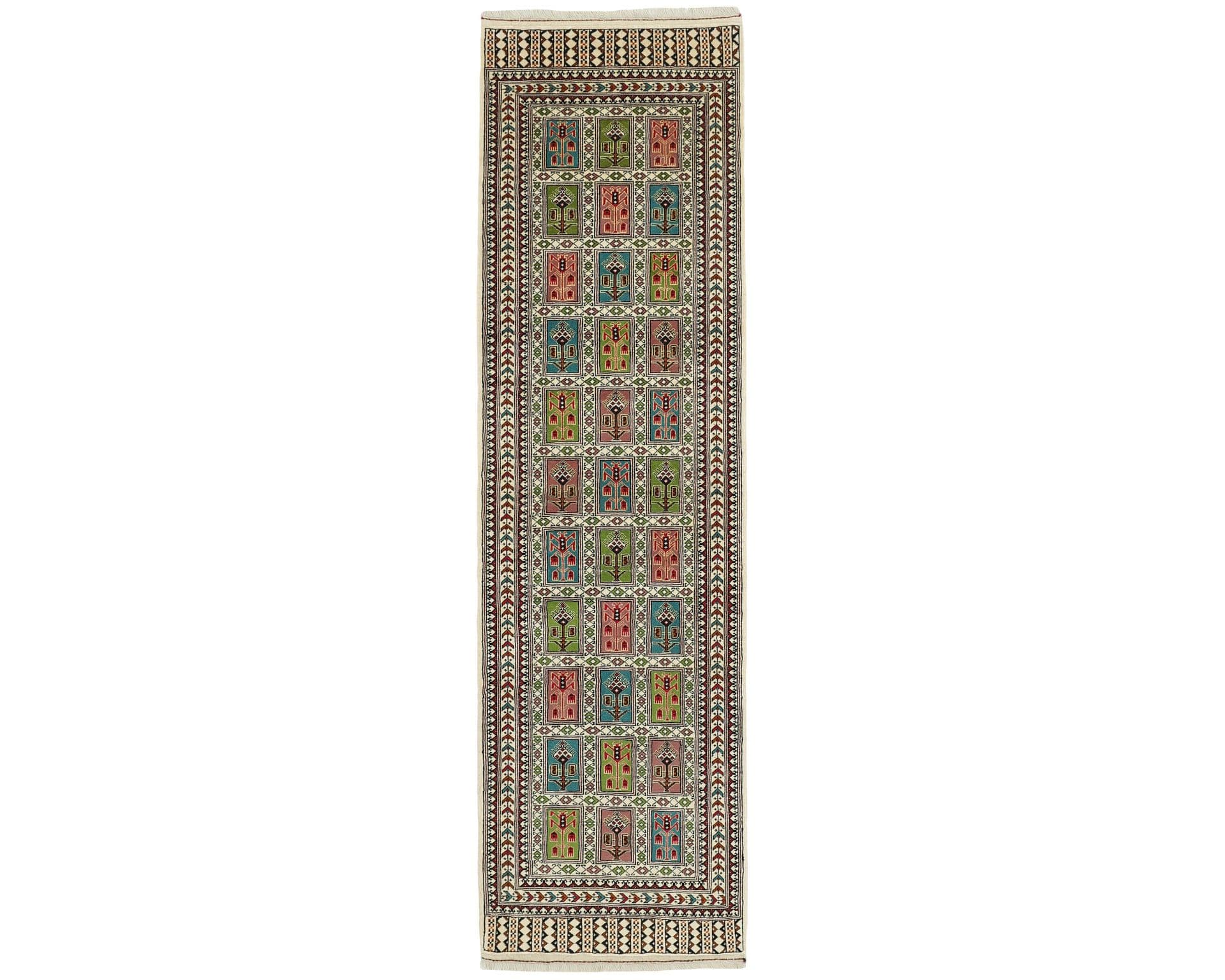 Torkaman Fine orientalisk matta 85 x 294 cm