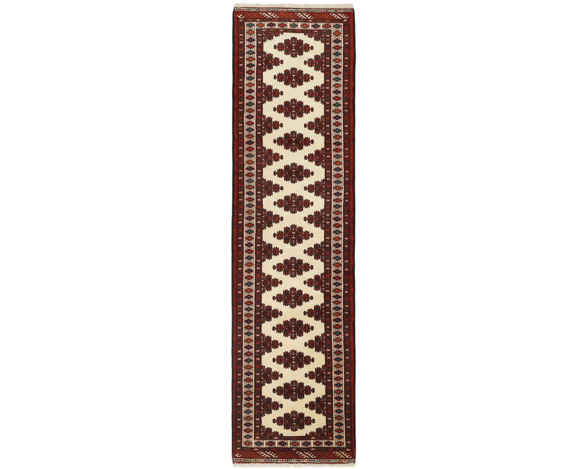 Torkaman Fine orientalisk matta 80 x 296 cm