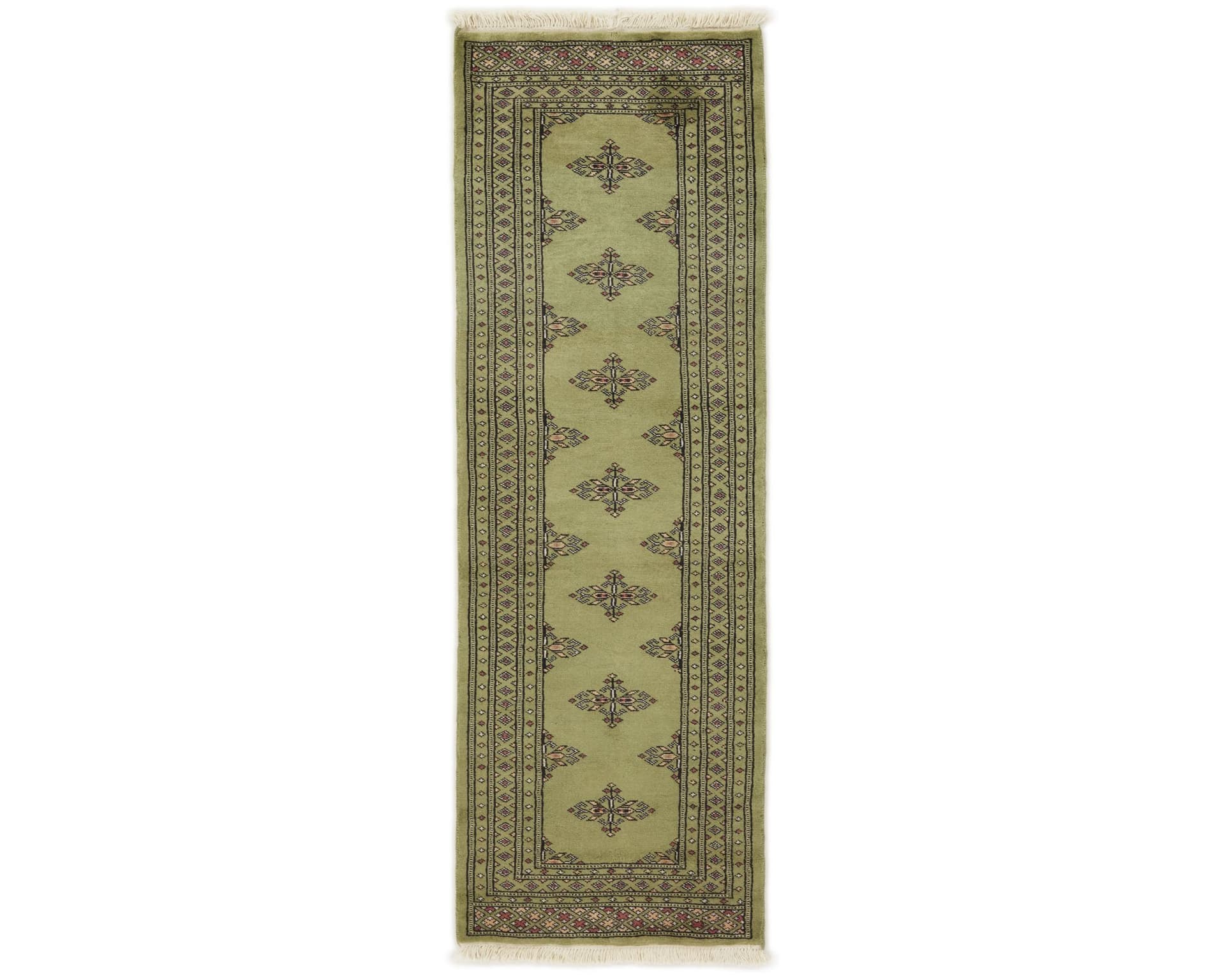 Pakistan handknotted orientalisk matta 63 x 185 cm