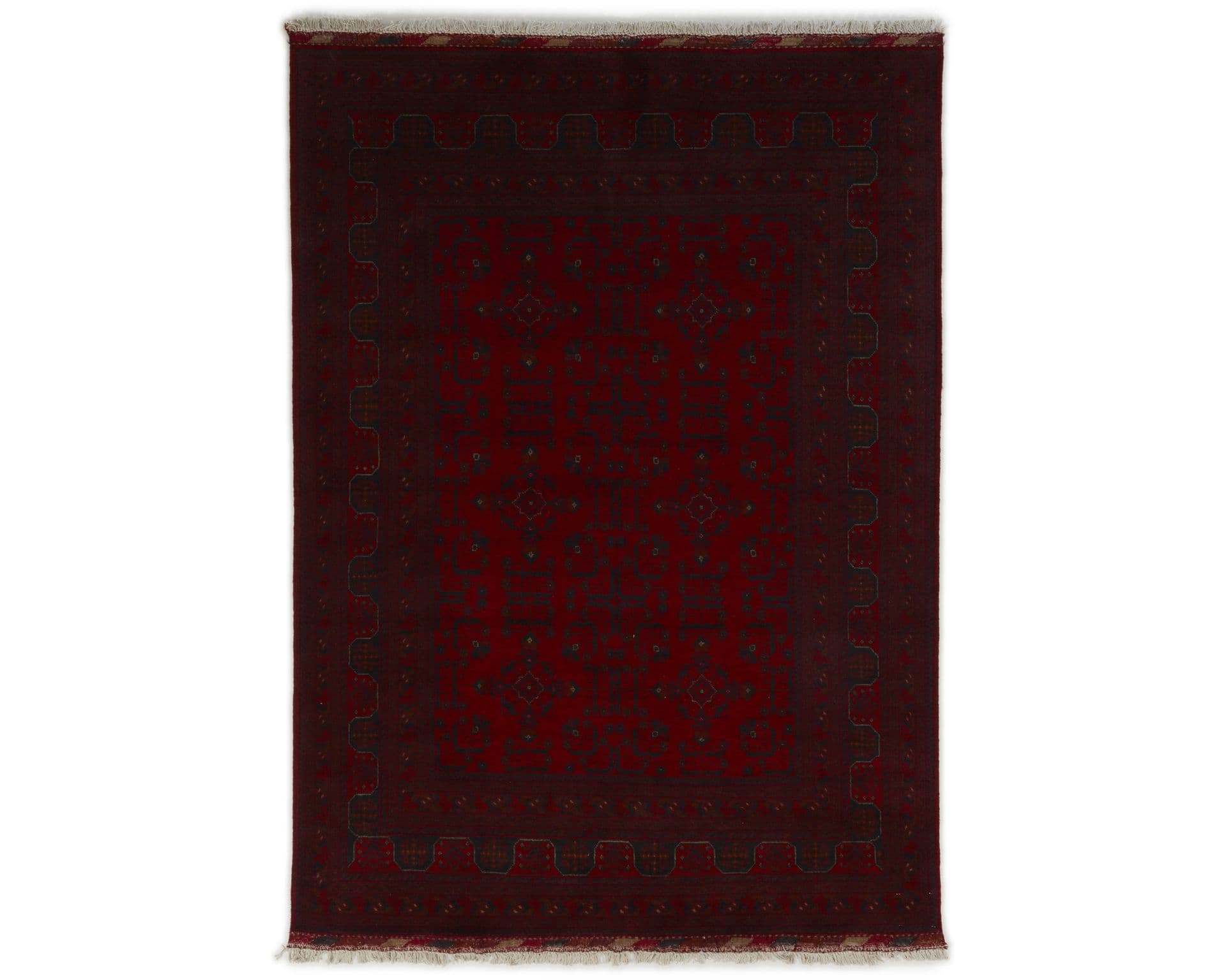 Old Afghan orientalisk matta 167 x 231 cm