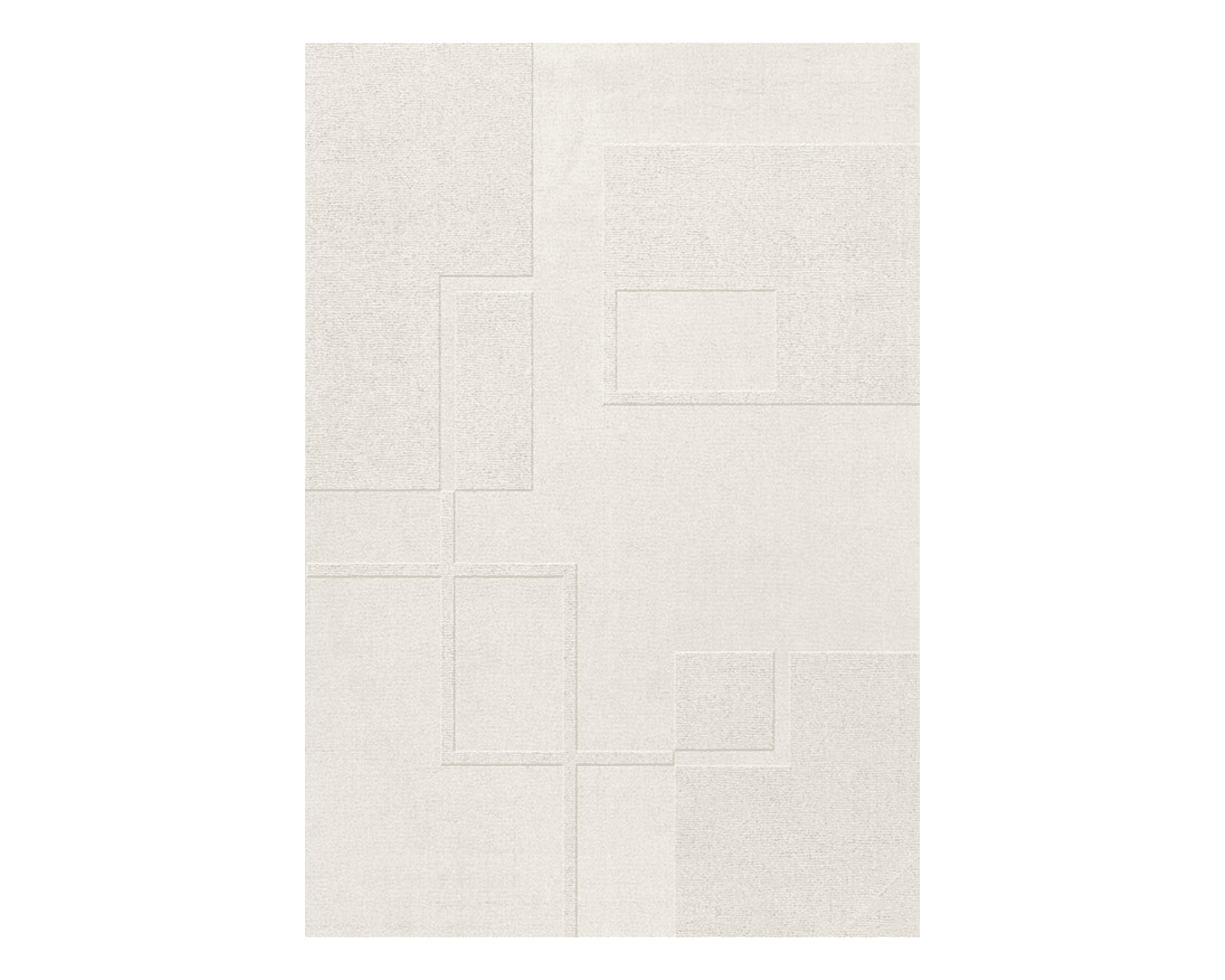 Layered Swedish Grace matta 300 x 400 cm benvit