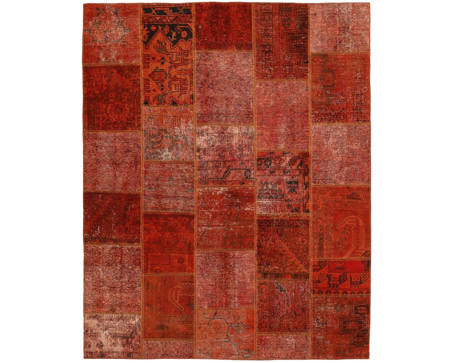Vintage Patchwork orientalisk matta 202 x 251 cm
